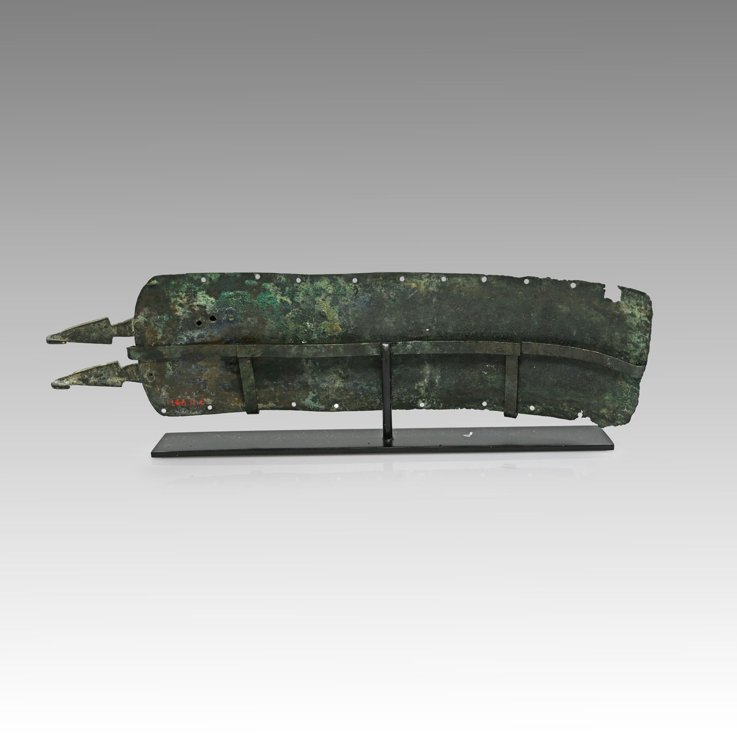 A Roman/Samnite Bronze Gladiator Belt Fragment, ca. 350–325 BCE