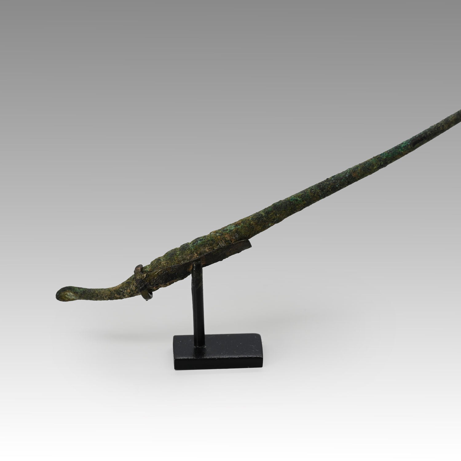 A Roman bronze medical curette, Roman Imperial Period, ca. 1st - 3rd century CE