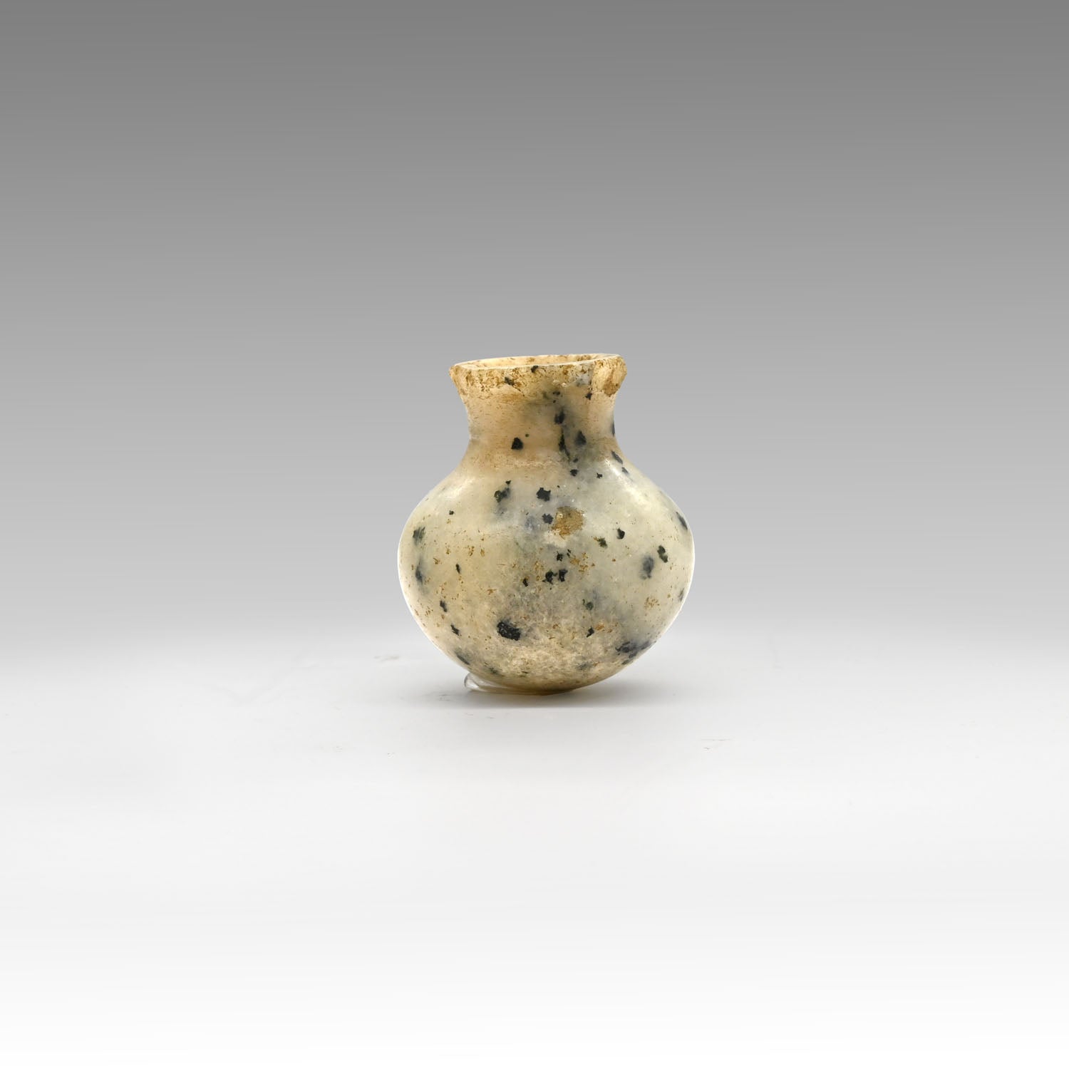An Egyptian Miniature Gneiss Votive Vessel, Old Kingdom, ca. 2730 - 2544 BCE