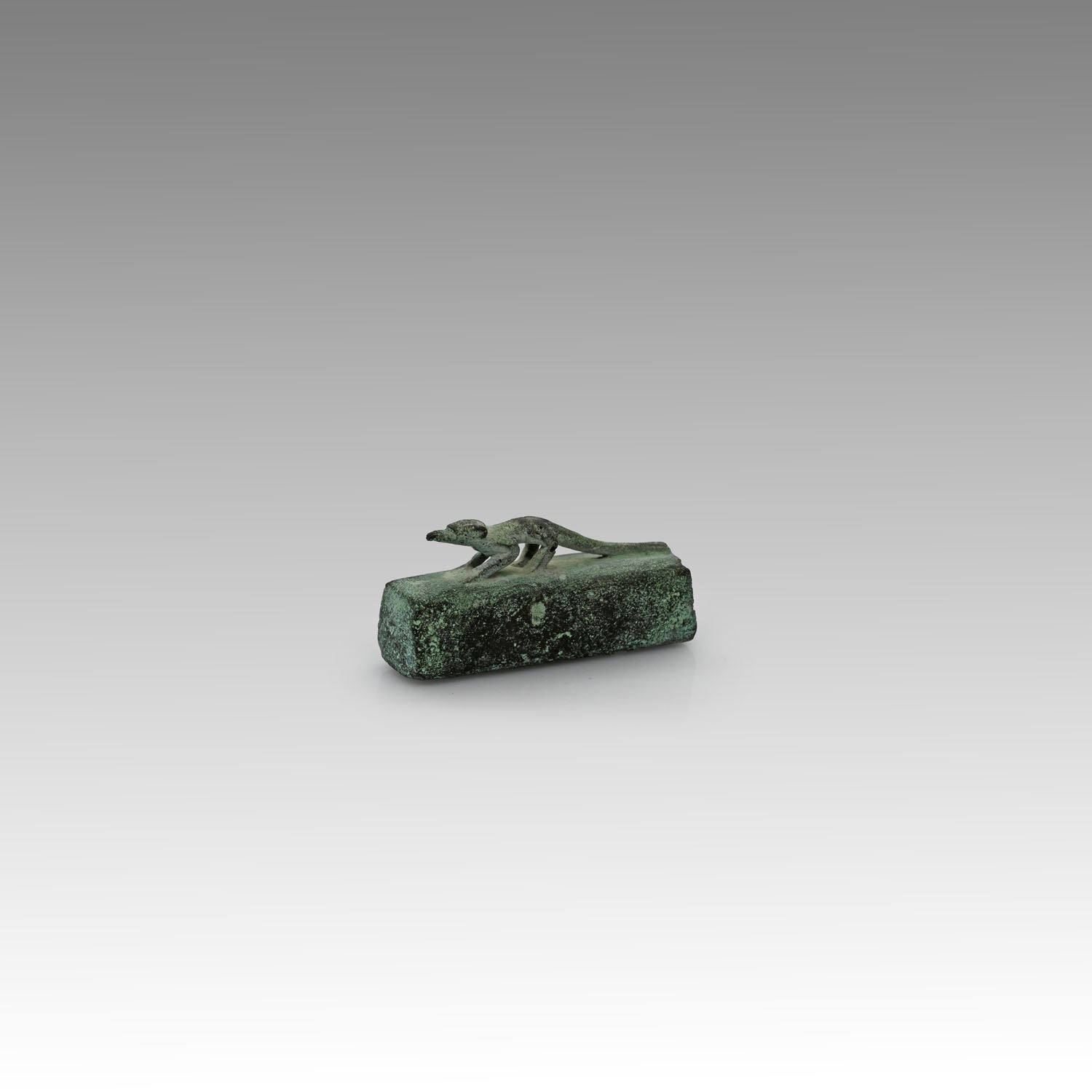 An Egyptian Bronze Ichneumon Sarcophagus, Late Period, ca 664 - 332 BCE