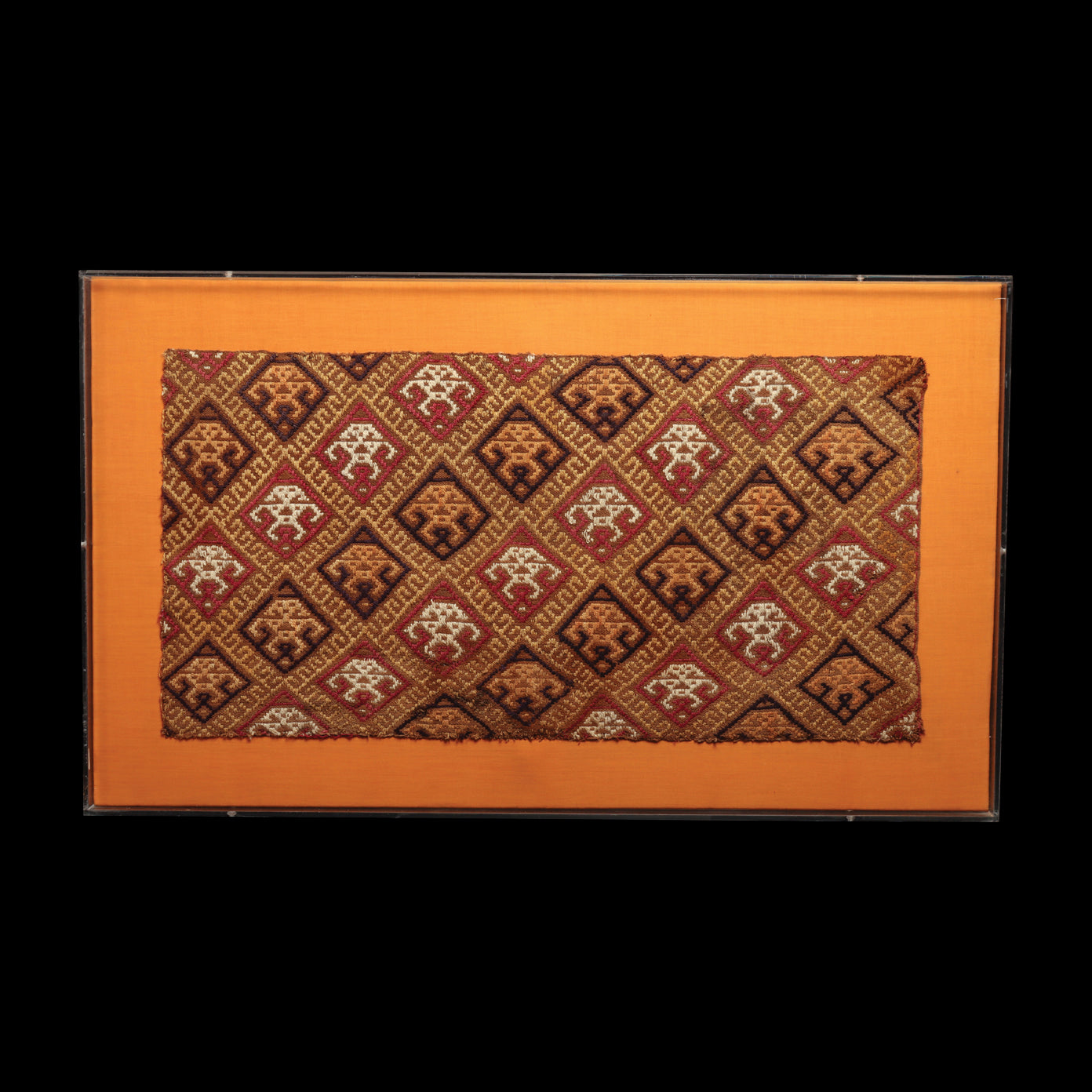 A Chancay Embroidered Textile Panel, ca. 1000 - 1250 CE