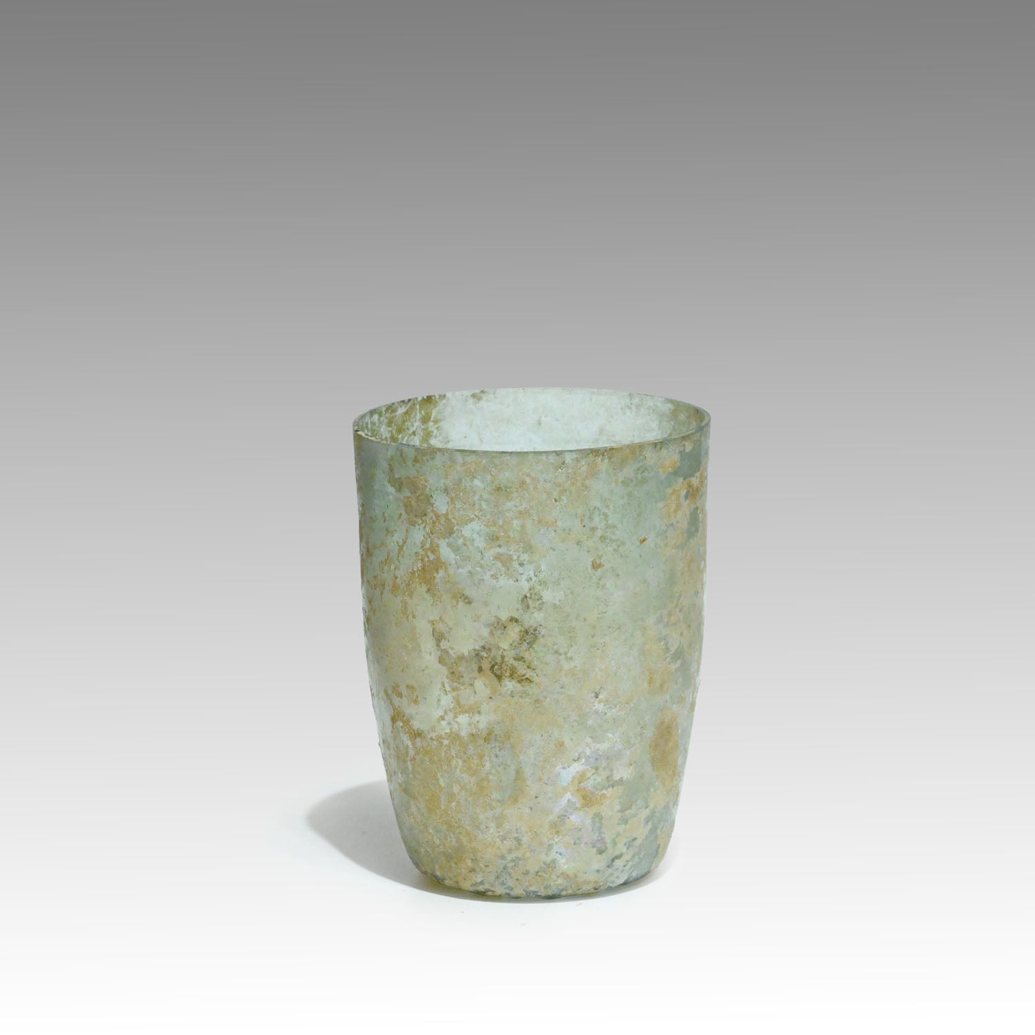 Roman glass beaker, Roman Imperial Period, ca. 1st century CE