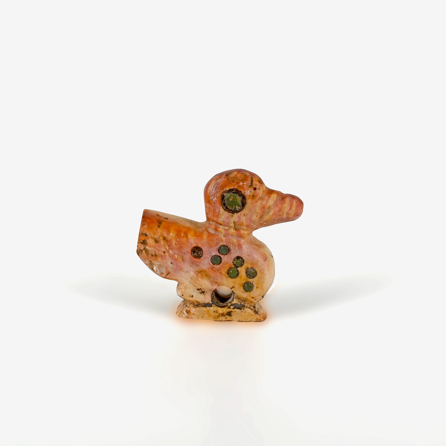 A Chimu Spondyllus Duck Amulet, ca. 800 - 1400 CE