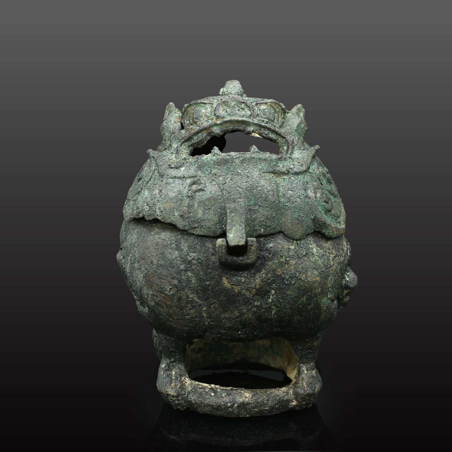 A Chinese Bronze Censor of a Fu Lion, Ming Dynasty, ca. 1368 - 1644 CE