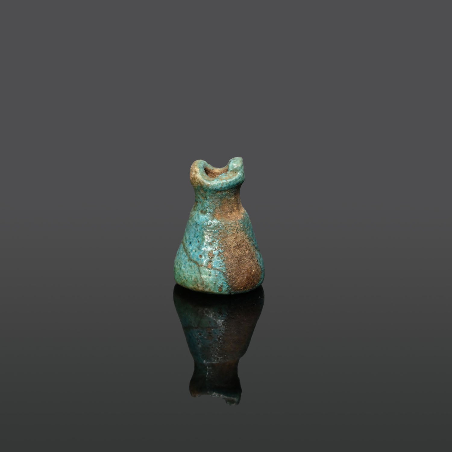 An Egyptian Faience Ritual Model Situla, Late Period, ca. 664 - 332 BCE