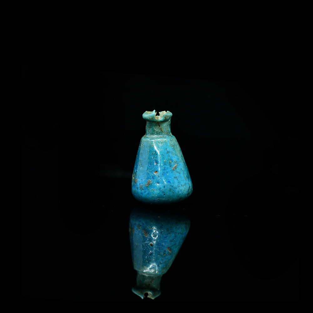 An Egyptian Faience Ritual Model Situla, Late Period, ca. 664 - 332 BCE