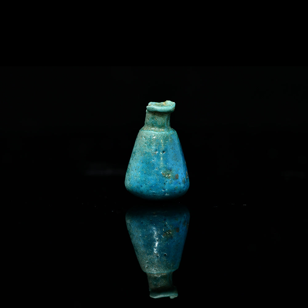 An Egyptian Faience Ritual Model Situla, Late Period, ca. 664 - 332 BCE