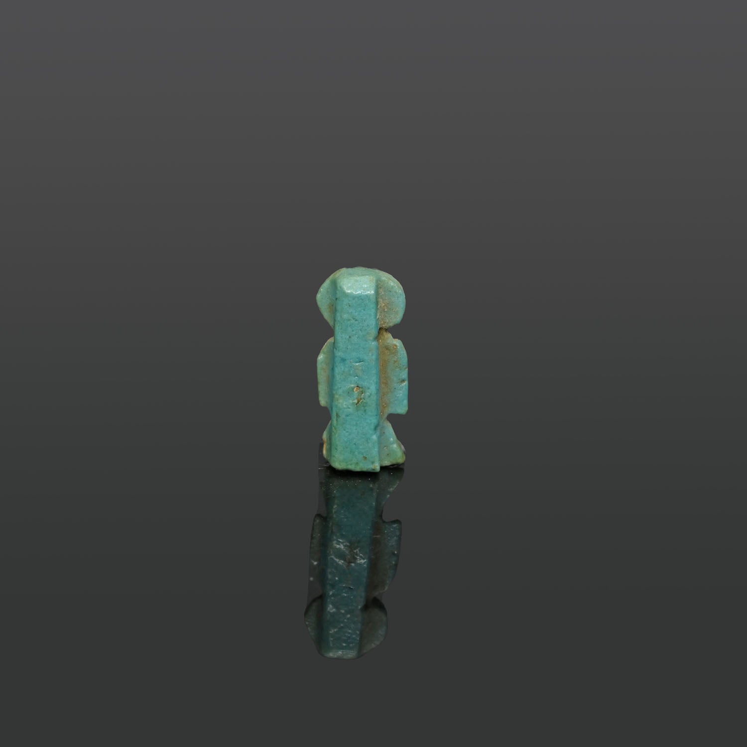 An Egyptian Faience Isis Knot Amulet set as a pendant, Late Period, ca. 664 - 332 BCE