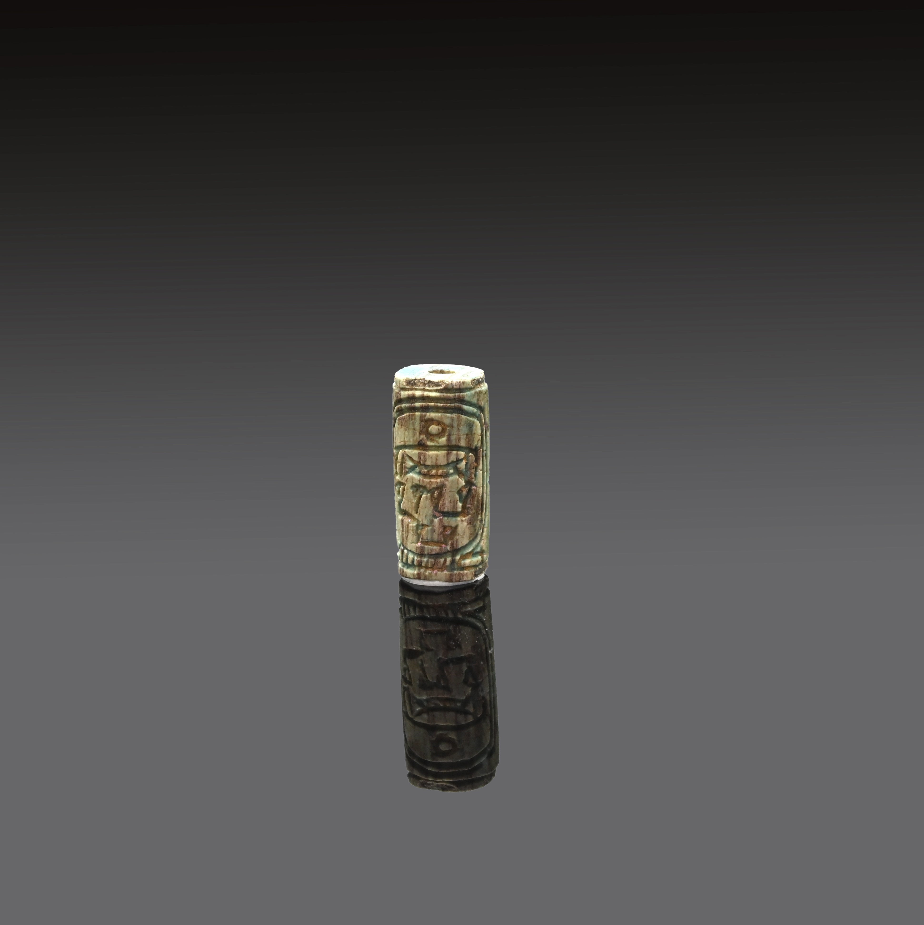 An Egyptian Royal Steatite Cylinder Seal for Amenemhet II, 12th Dynasty, time of Amenemhet II, ca 1929 – 1895 BCE