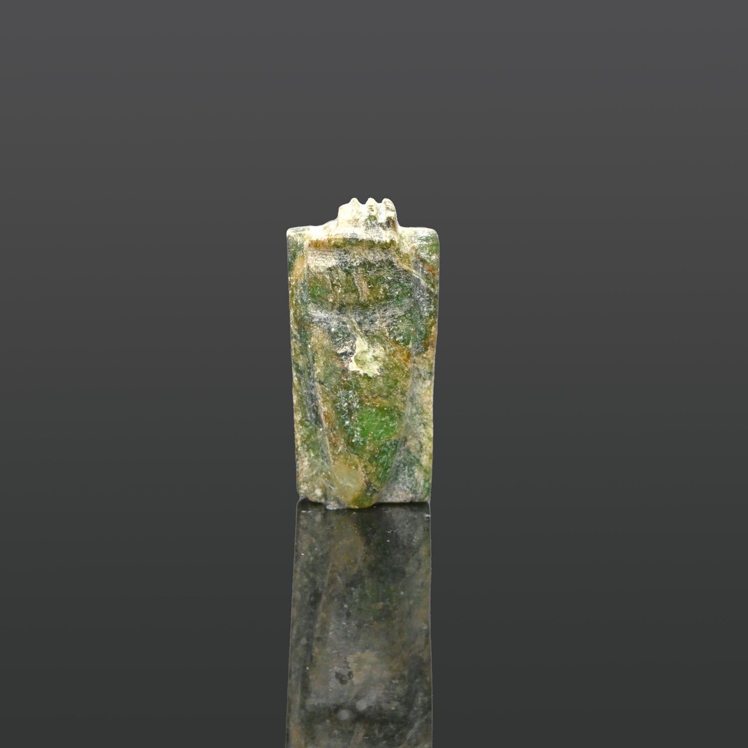 An Egyptian Malachite Writing Tablet Amulet, Late Period, ca. 664 - 332 BCE