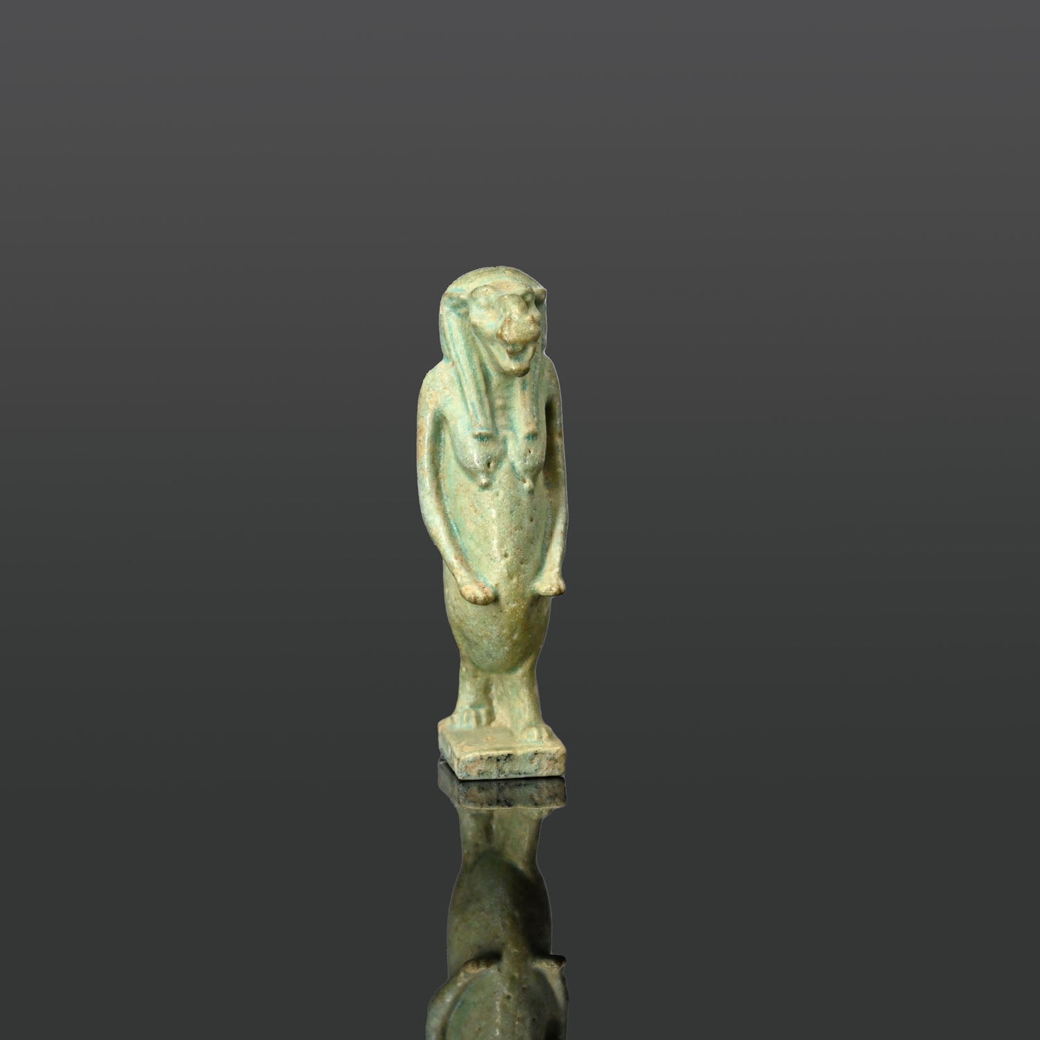 An Egyptian Faience Taweret Amulet, Late Period, ca. 664 - 332 BCE