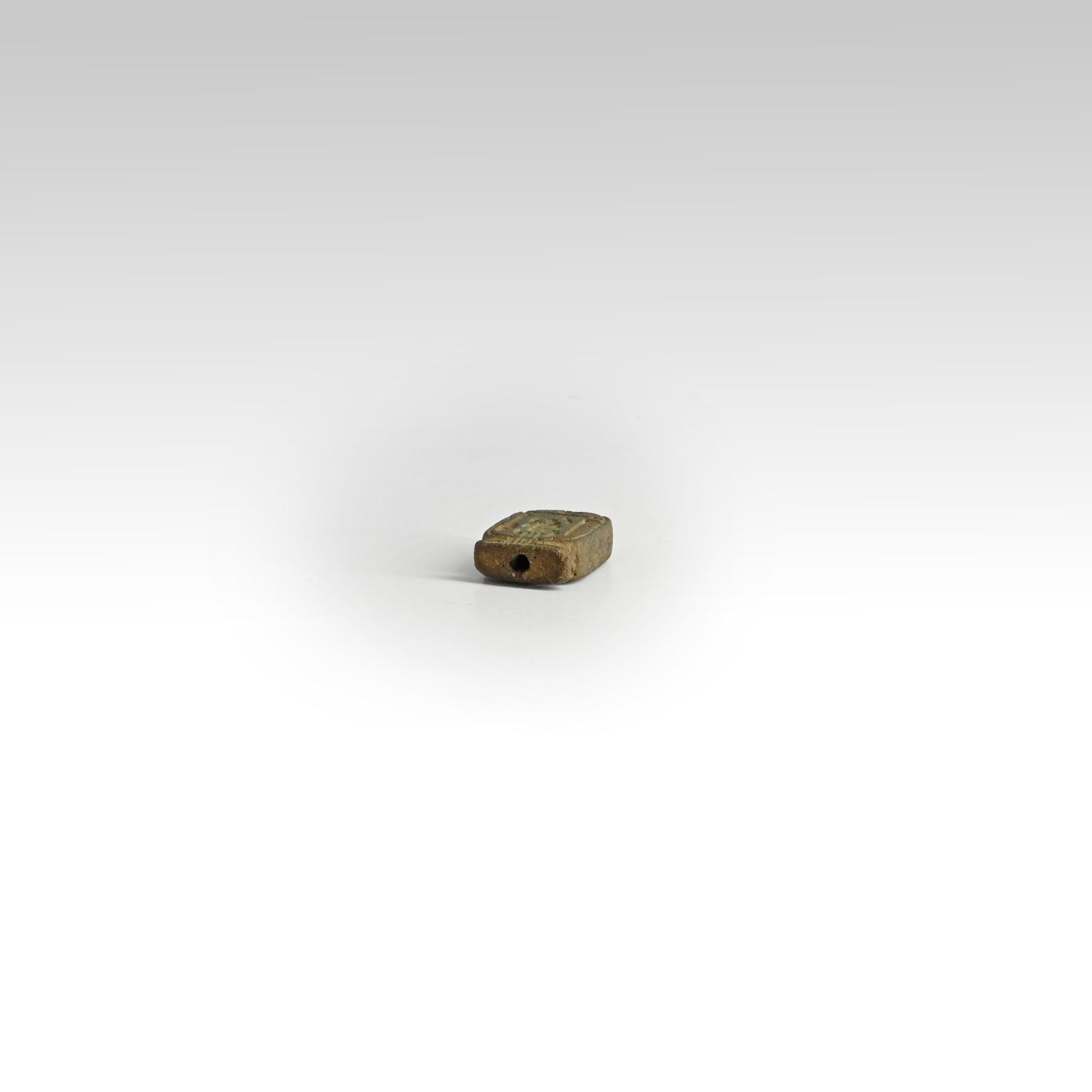 A Royal Egyptian Faience Plaque inscribed with the Cartouches of Amenhotep II, Egypt, Dynasty XVIII, New Kingdom, 1450–1425 BCE