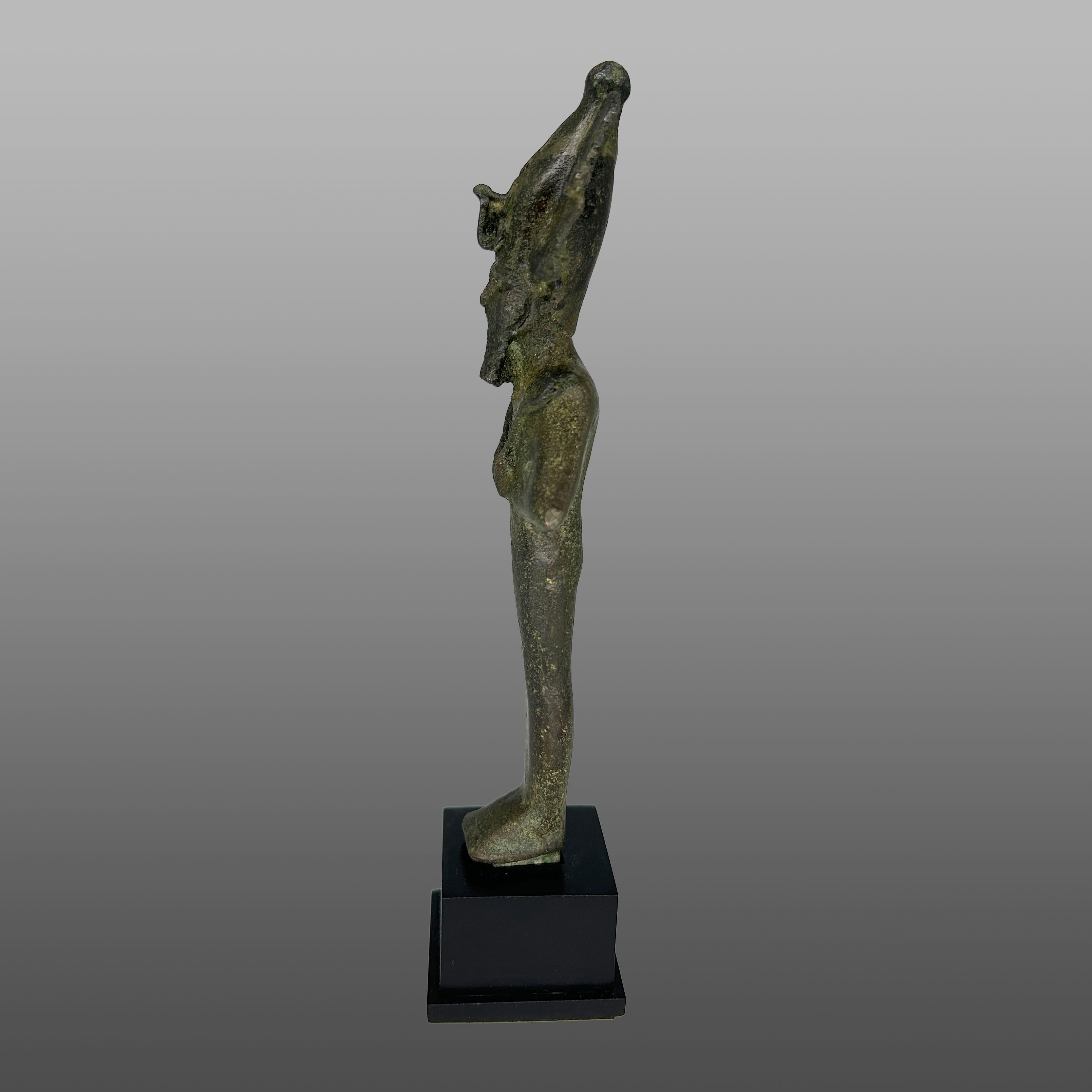 A good Egyptian Bronze Figure of Osiris, Late Period, ca. 664 - 332 BCE