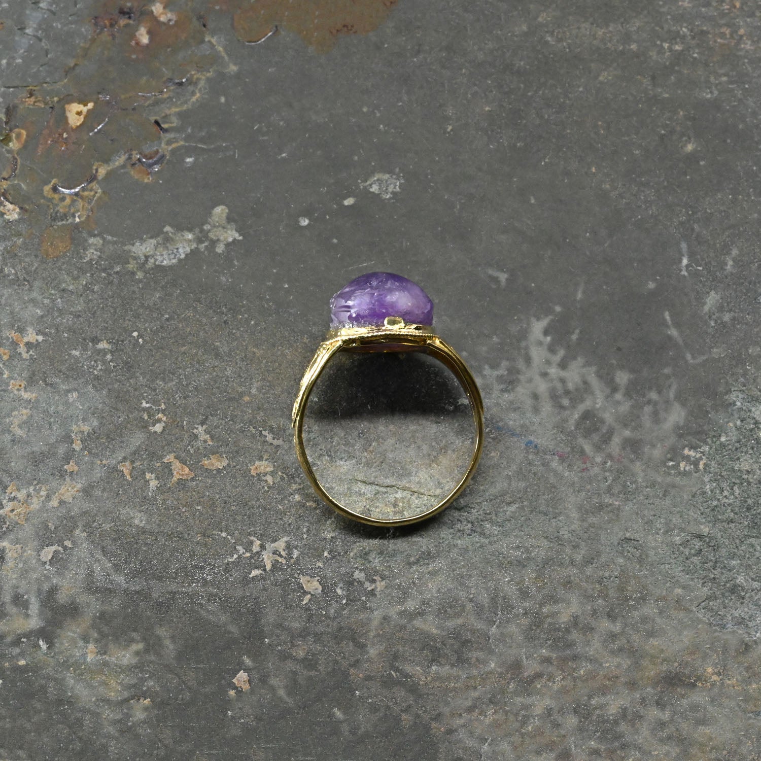 An Egyptian Amethyst Scarab, Middle Kingdom, ca. 2040 - 1783 BCE