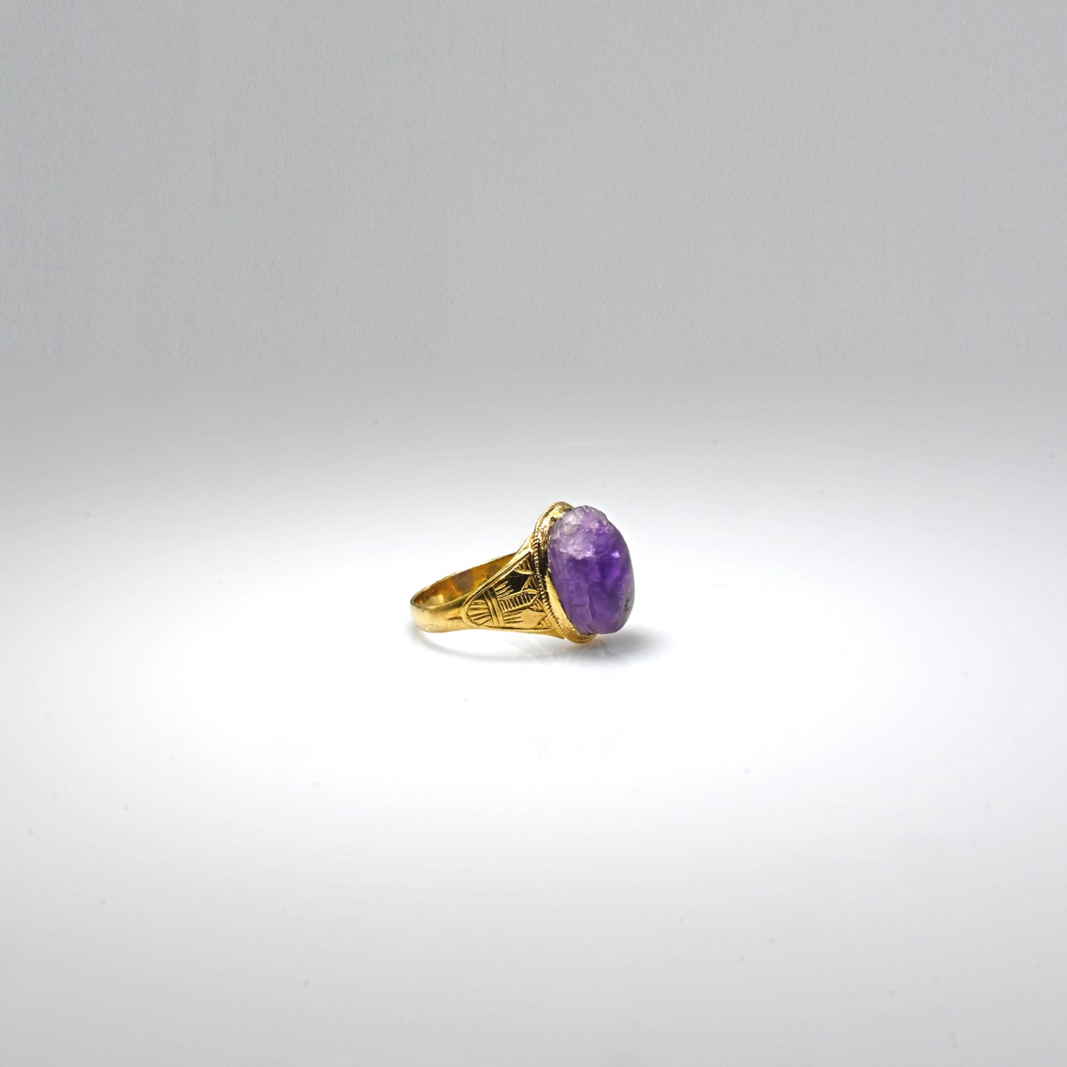 An Egyptian Amethyst Scarab, Middle Kingdom, ca. 2040 - 1783 BCE