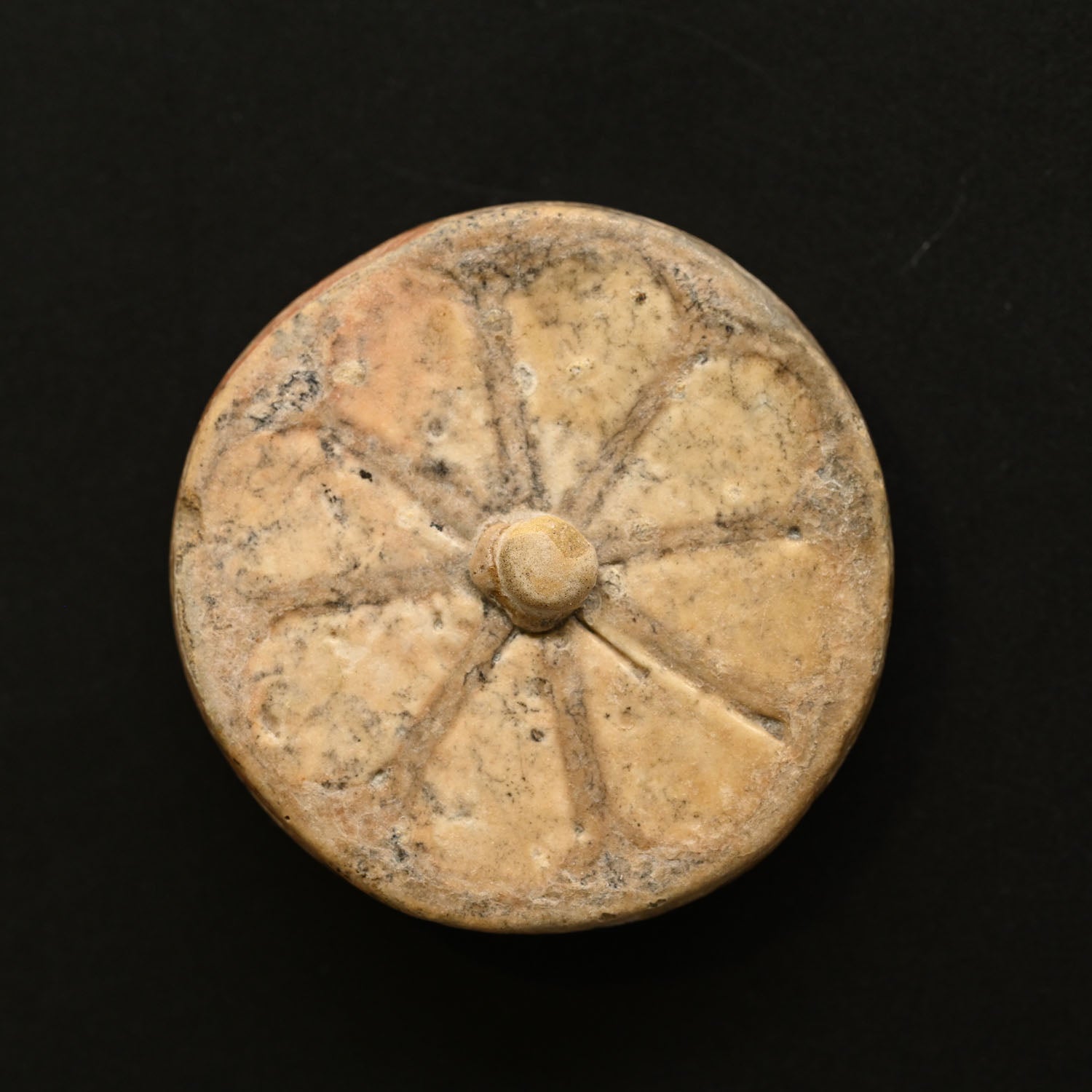 Egyptian Faience Rosette, New Kingdom, ca. 1295 - 1190 BCE