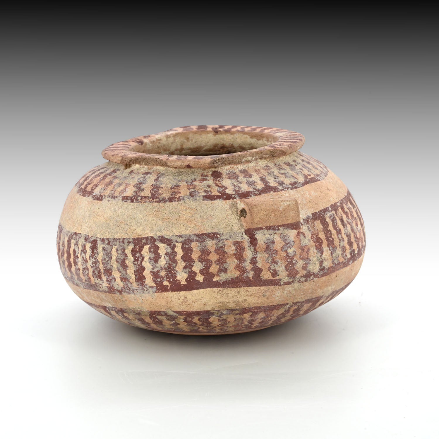 An Egyptian Pre-Dynastic Pottery Vessel, Pre-Dynastic Period, Naqada II, ca. 3300 - 3200 BCE