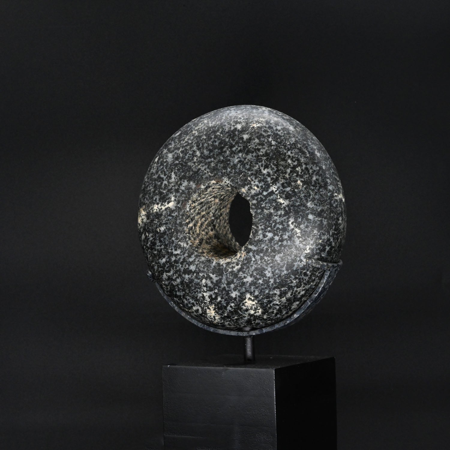 A Large Egyptian Diorite Rotary Grinding Stone, Old Kingdom, ca. 2543-1980 BCE