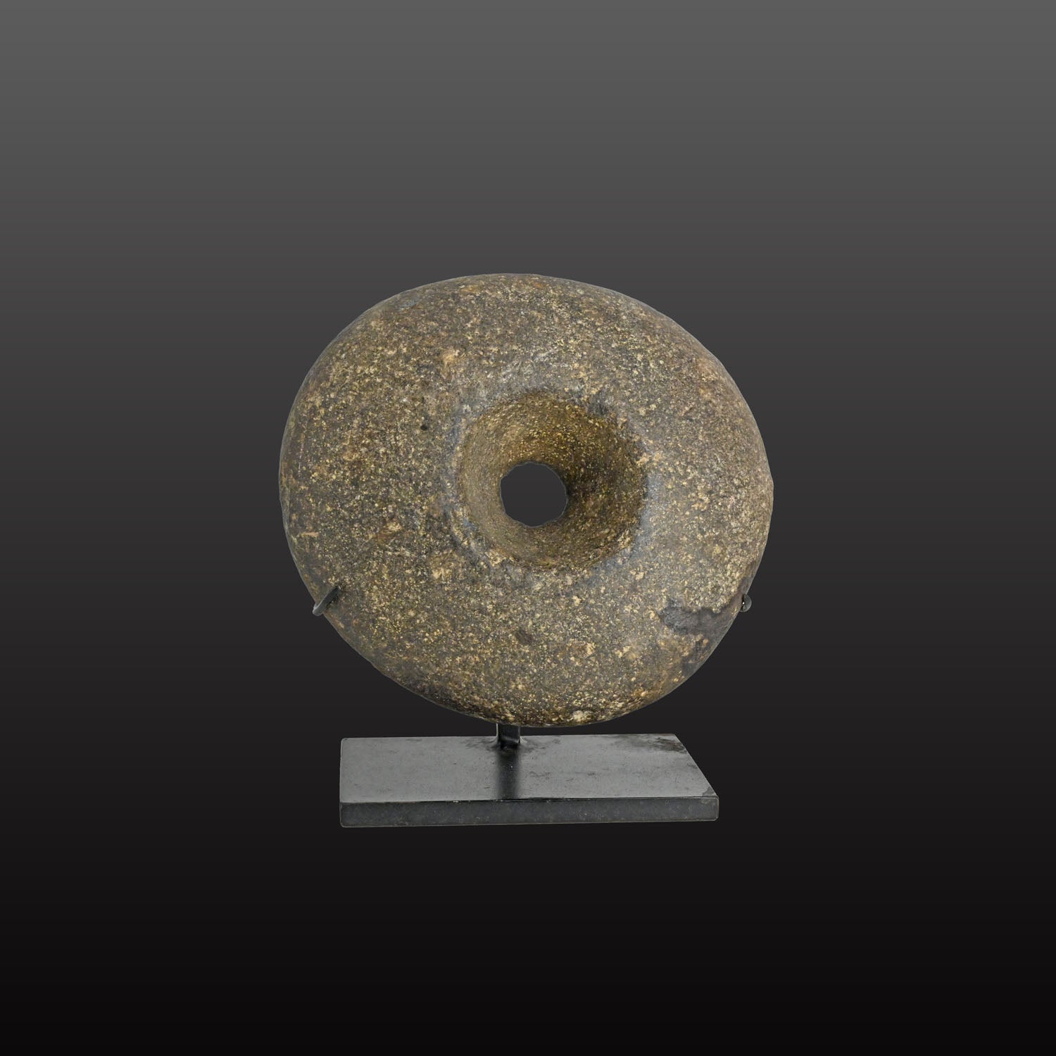 An Egyptian Black Granite Pulley Weight, Old Kingdom, ca. 2686–2181 BCE