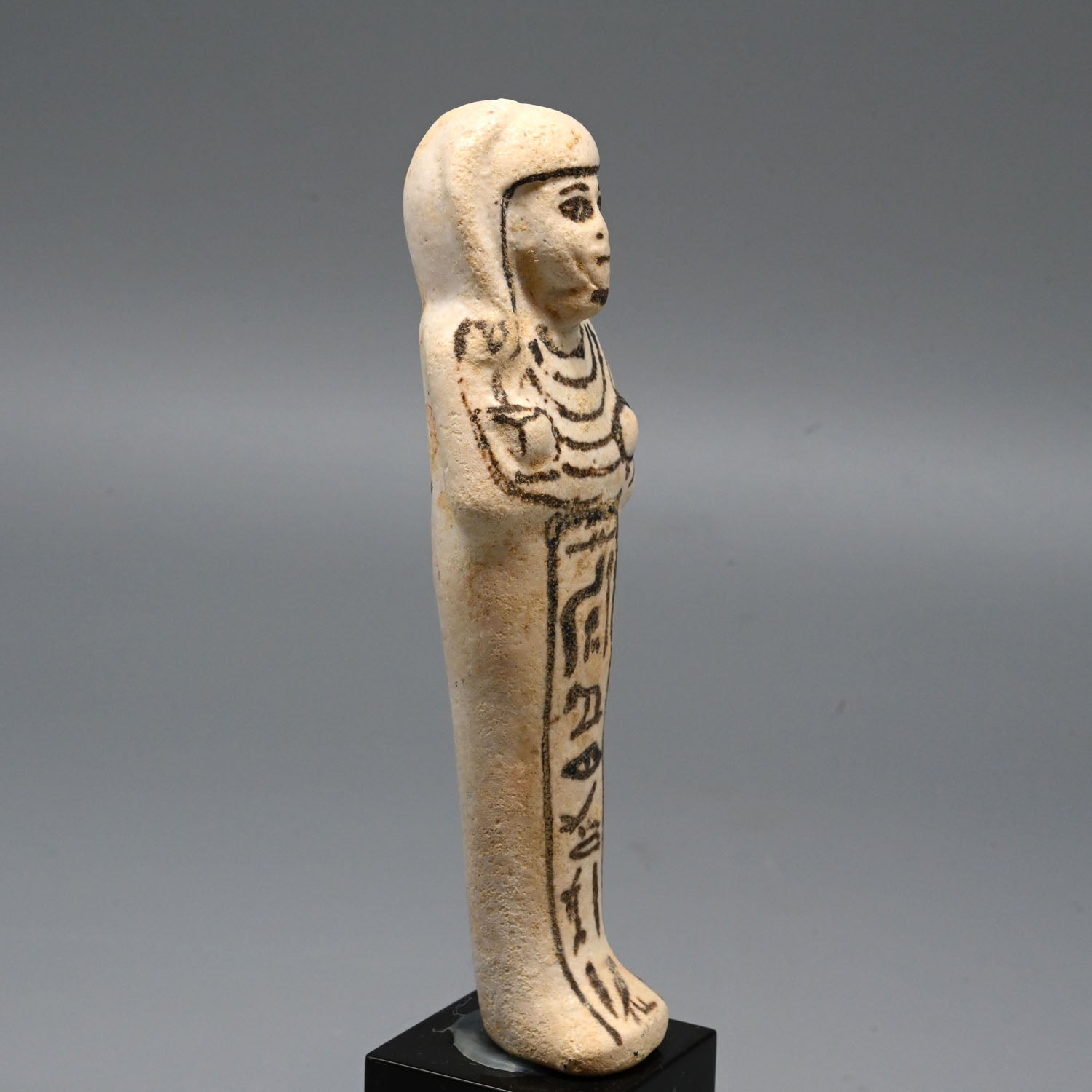 An Egyptian Faience Shabti for the Royal Sem-Priest Hori, 19th Dynasty, ca. 1293 - 1185 BCE