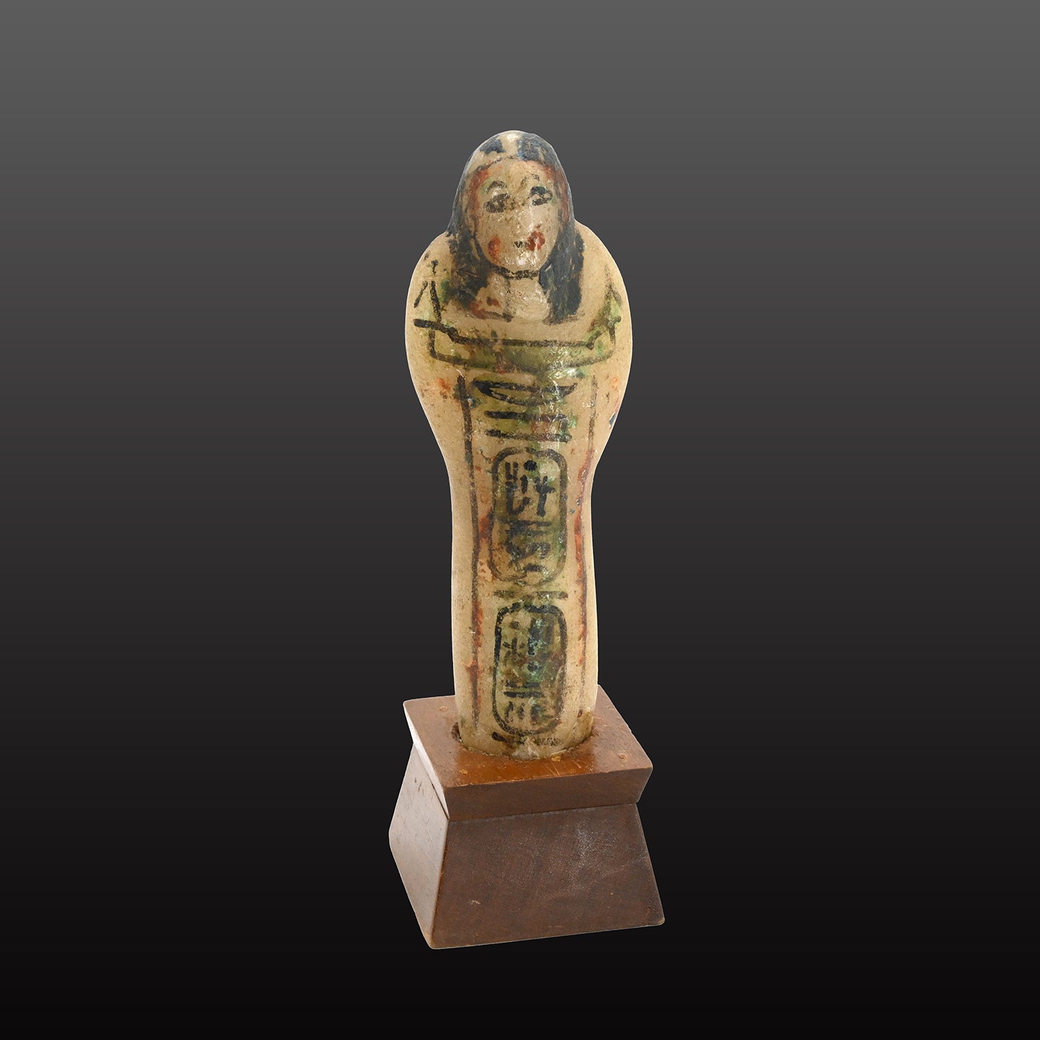 A rare Egyptian Alabaster Shabti for Pharaoh Ramesses VII, New Kingdom, 20th Dynasty, ca. 1136–1129 BCE
