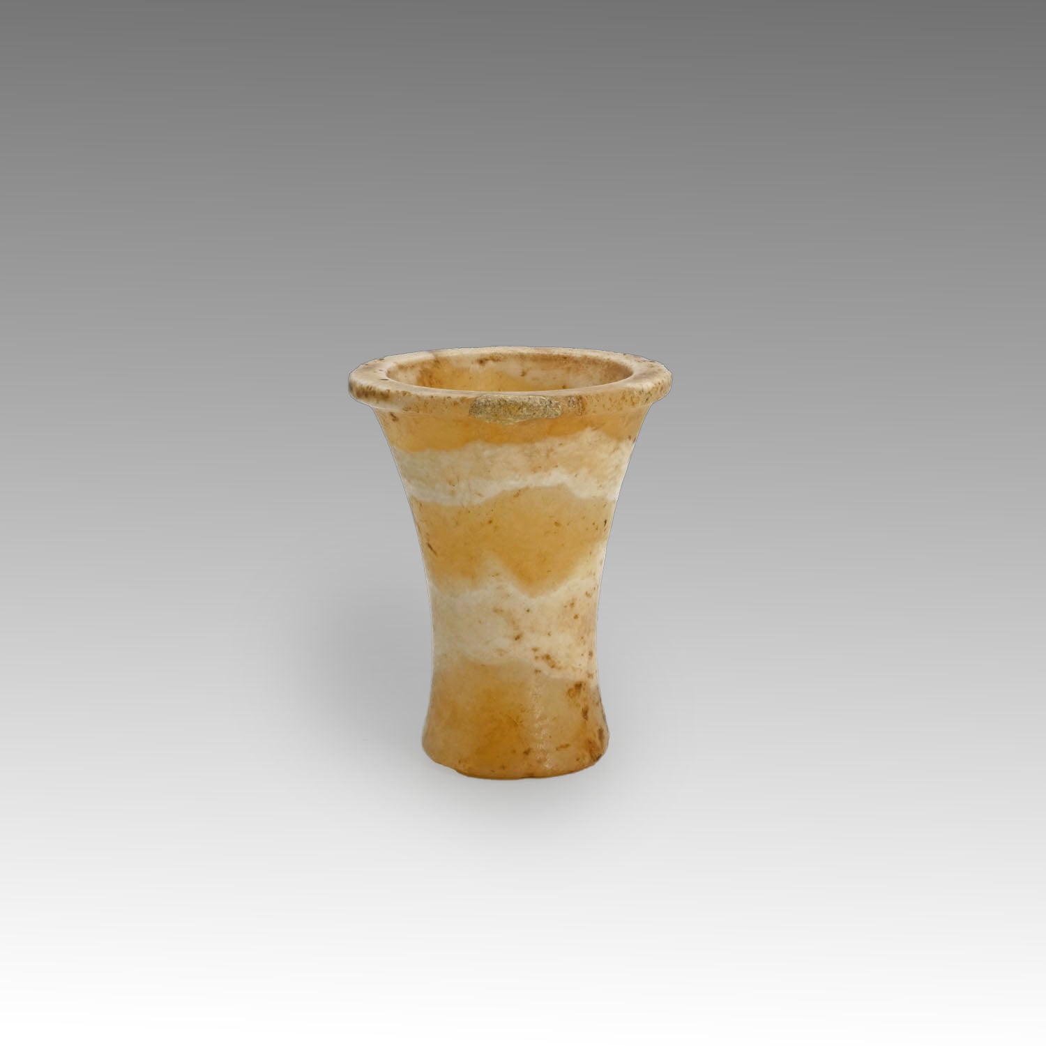 A Published Egyptian Alabaster Cosmetic Jar, New Kingdom, ca. 1550 - 1069 BCE