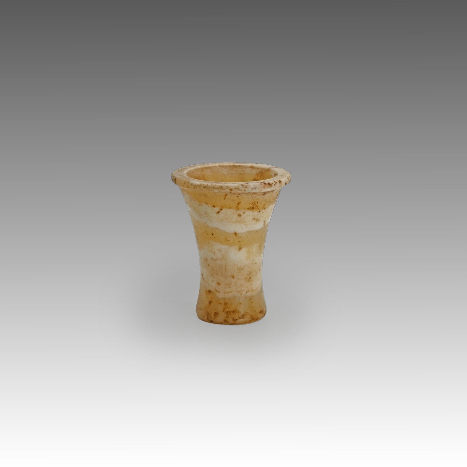 A Published Egyptian Alabaster Cosmetic Jar, New Kingdom, ca. 1550 - 1069 BCE