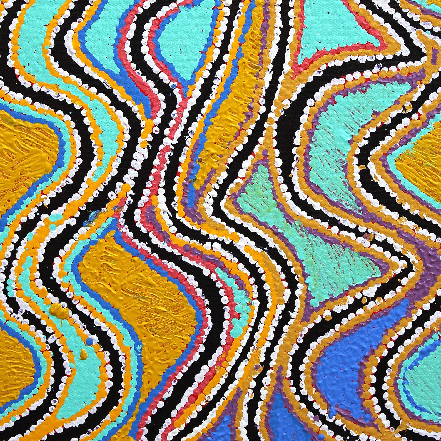 Wakirlpirri Jukurrpa (Hartriegelbaumträumen)<br> Liddy Napanangka Walker, (1925 - 2017)