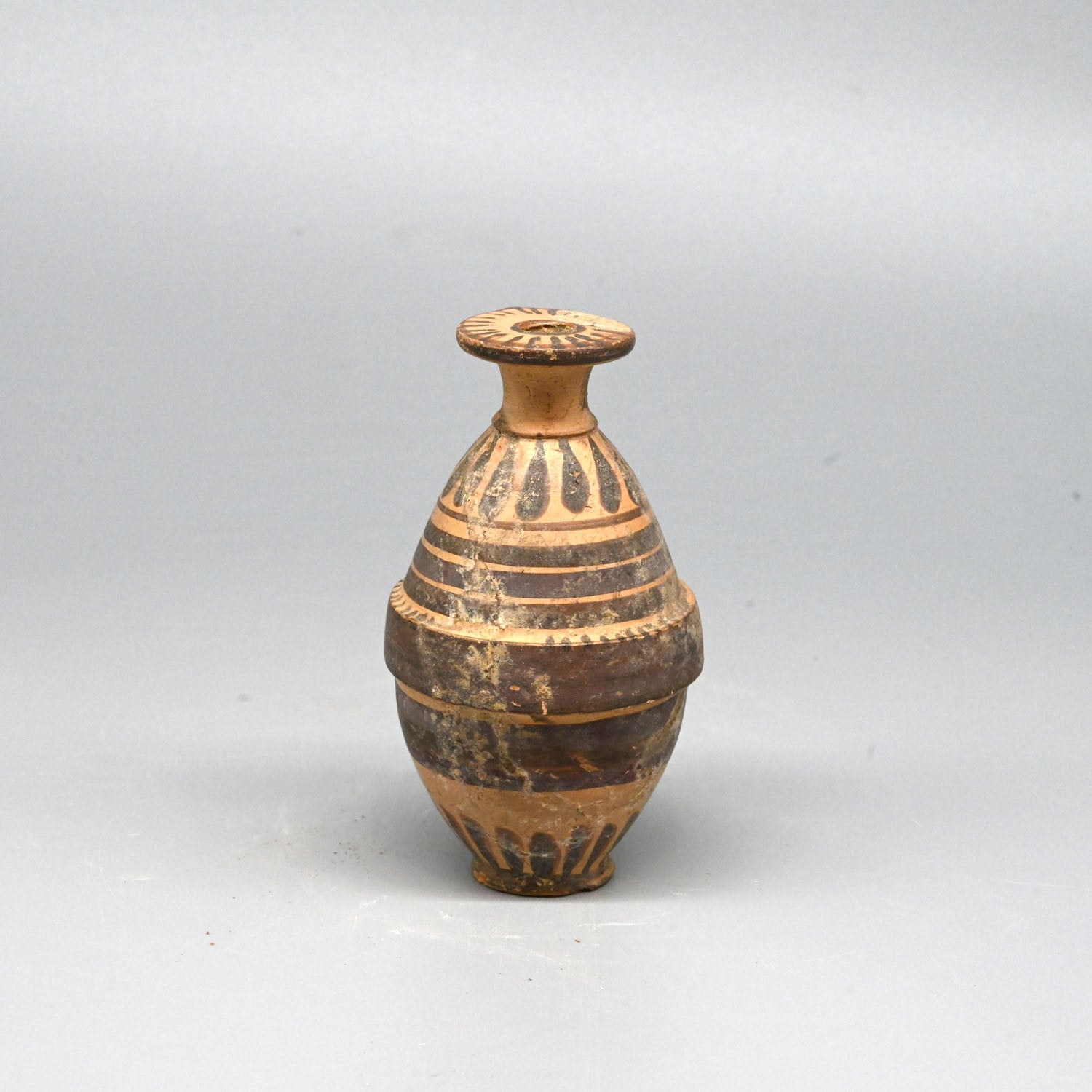 An Etrusco-Corinthian Aryballos, Magna Graecia, ca. 6th century BCE
