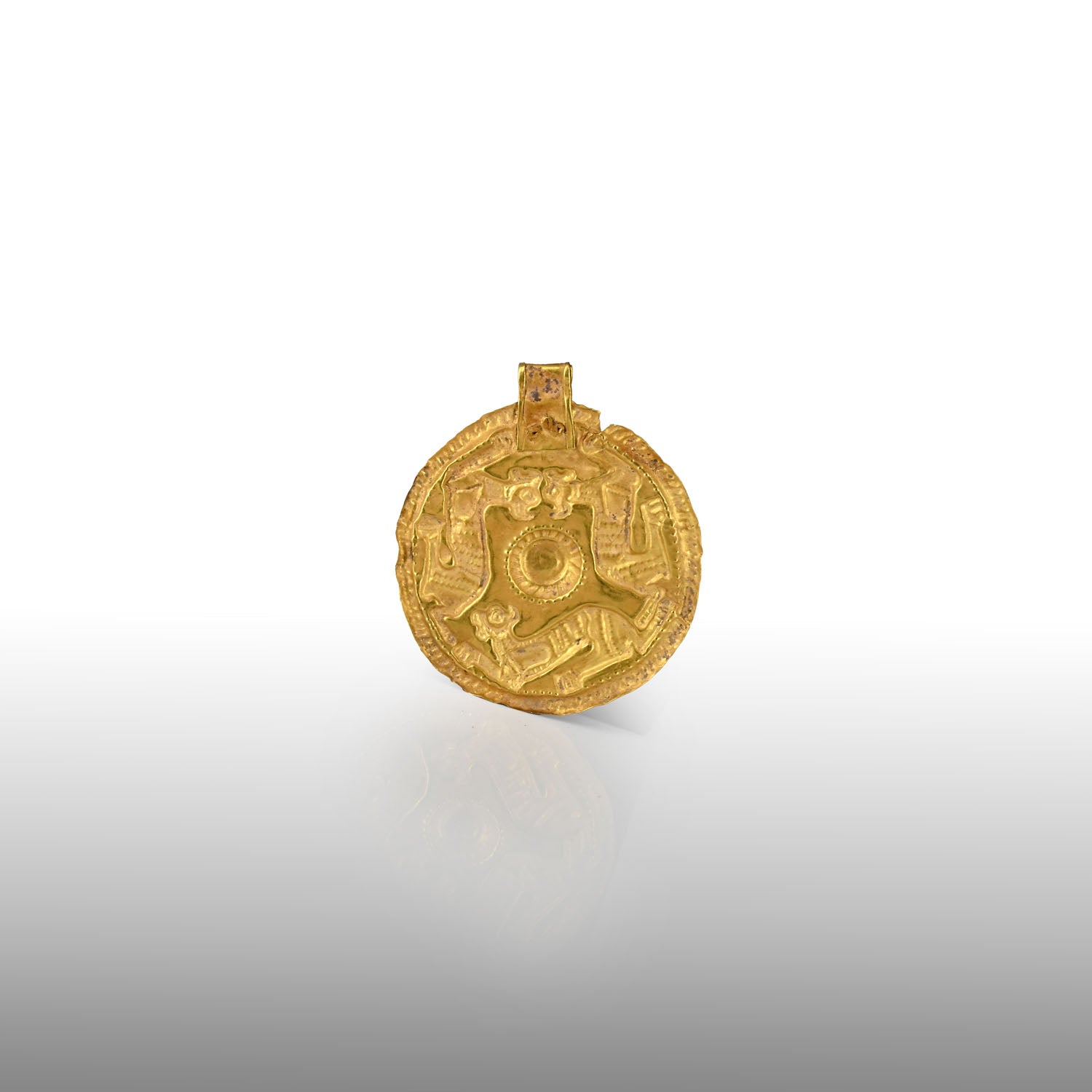 An Achaemenid Gold Repoussé Plaque, Achaemenid Period, ca. 500 - 330 BCE