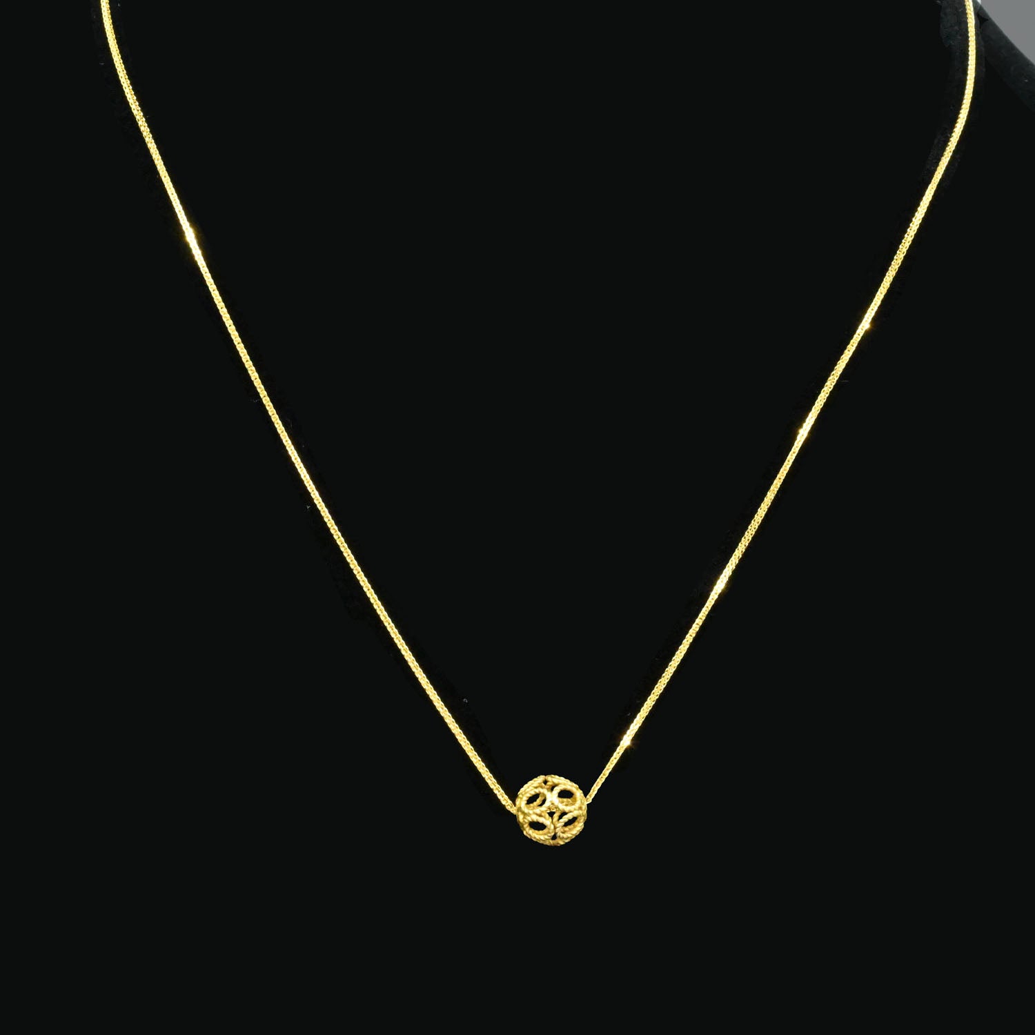 An Islamic Gold Bead Pendant, ca. 14th - 16th century