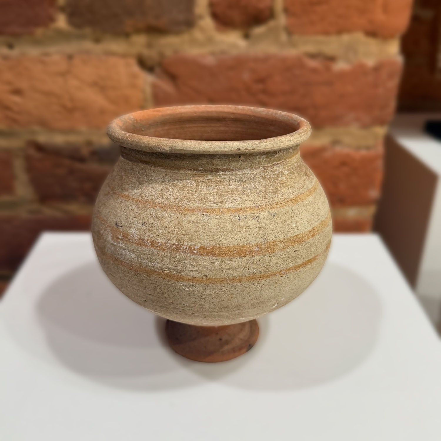 A Levantine Clay Footed Vessel, ca. early second millennium BCE