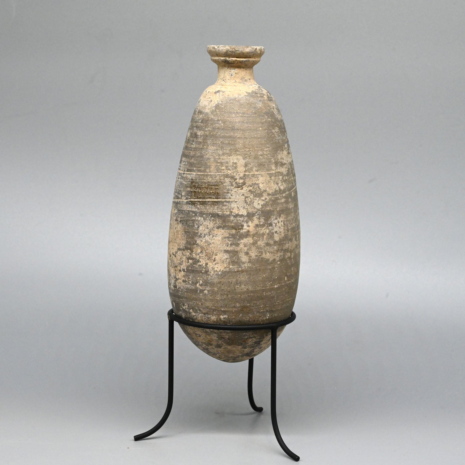 A Holy Land Ribbed Terracotta Amphora, ca. 1st millennium BCE