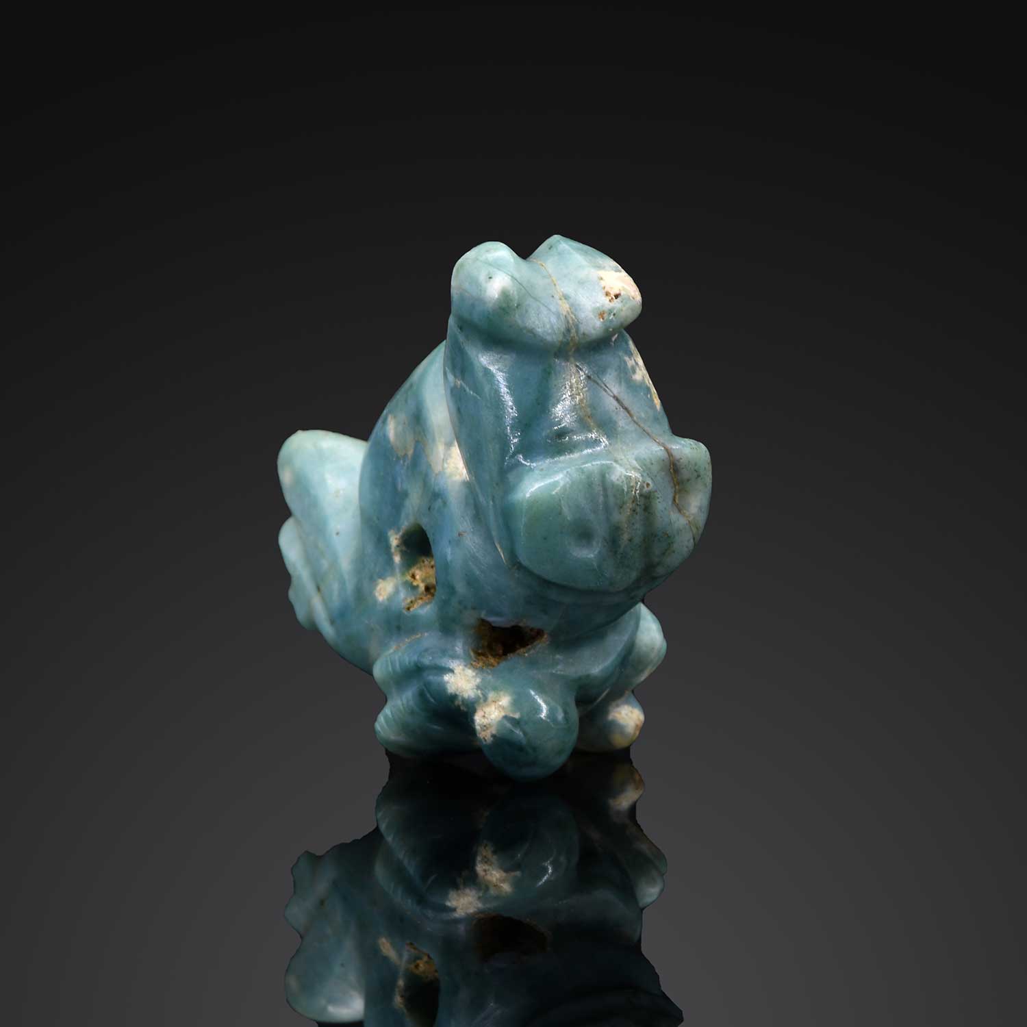 A Costa Rican Jadeite Hybrid Pendant Amulet, Late Formative to Early Classic period ca. 300 - 500 CE