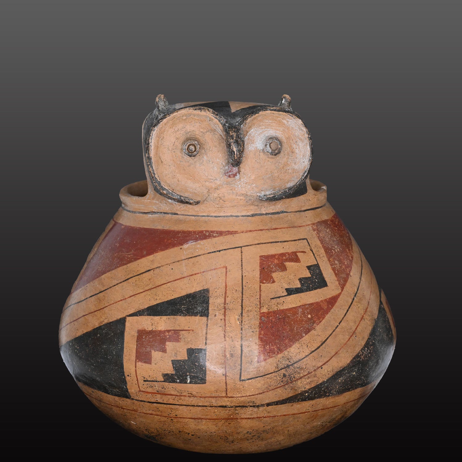A Large Casas Grandes Owl Vessel, Post Classic Period, ca. 1250 - 1450 CE