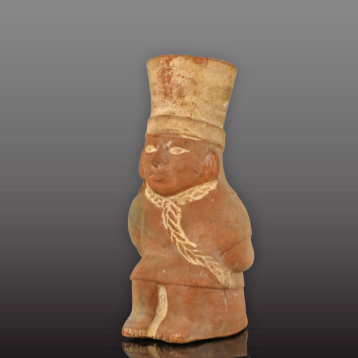 A Published Moche Prisoner Effigy Vessel, ca. 500 - 800 CE