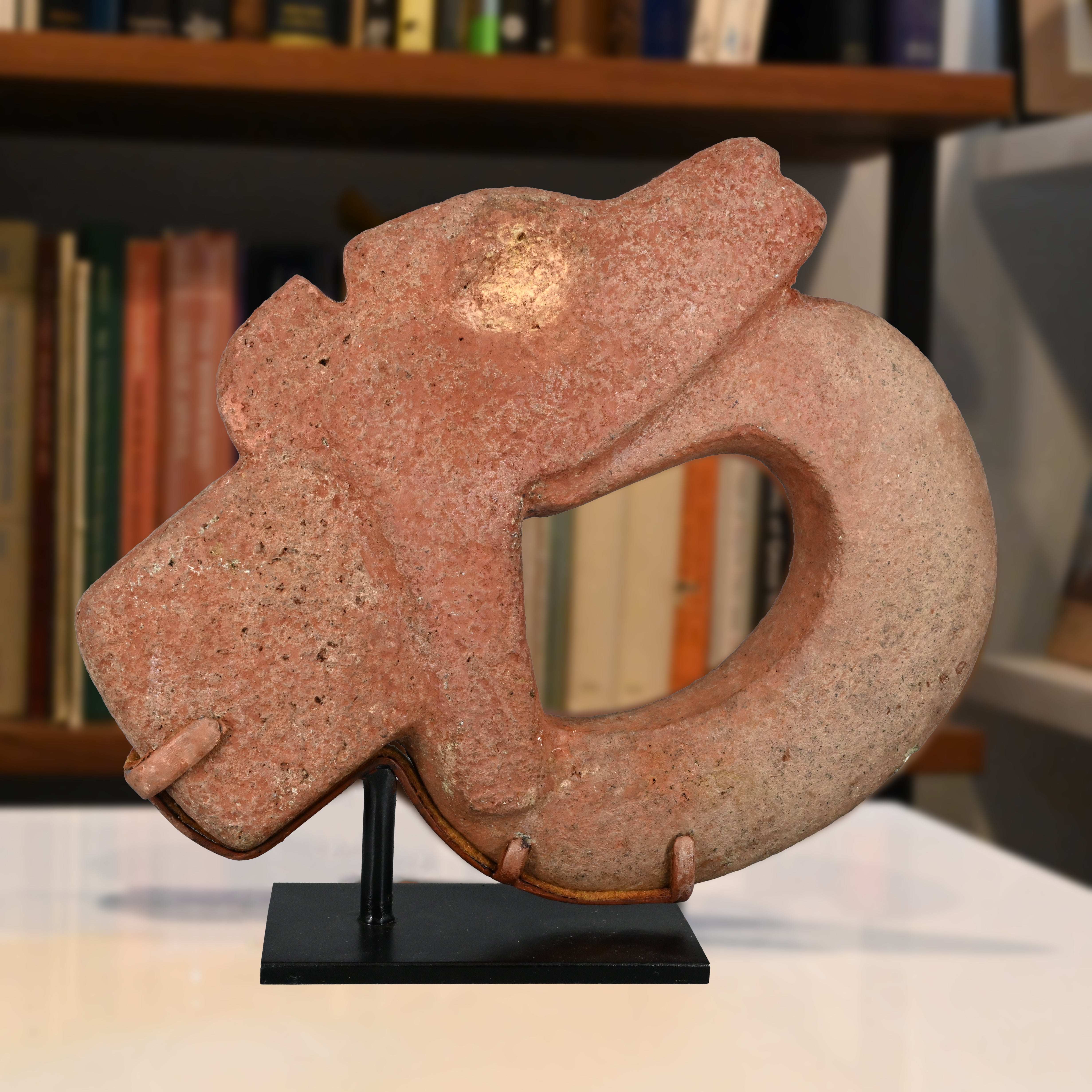 Ein seltener Veracruz Jaguar Hacha, klassische Periode, ca. 600 - 900 n. Chr