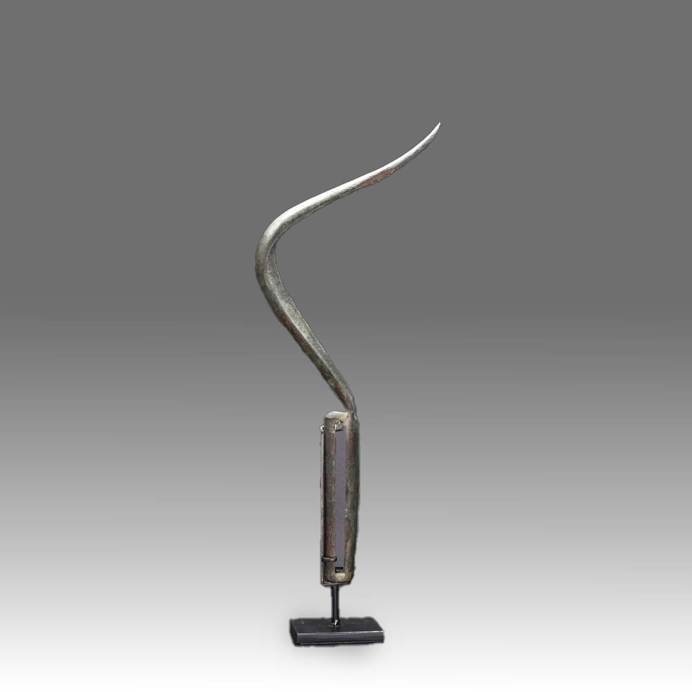 A decorated Roman Bronze Strigil, ca. 1st -2nd century CE