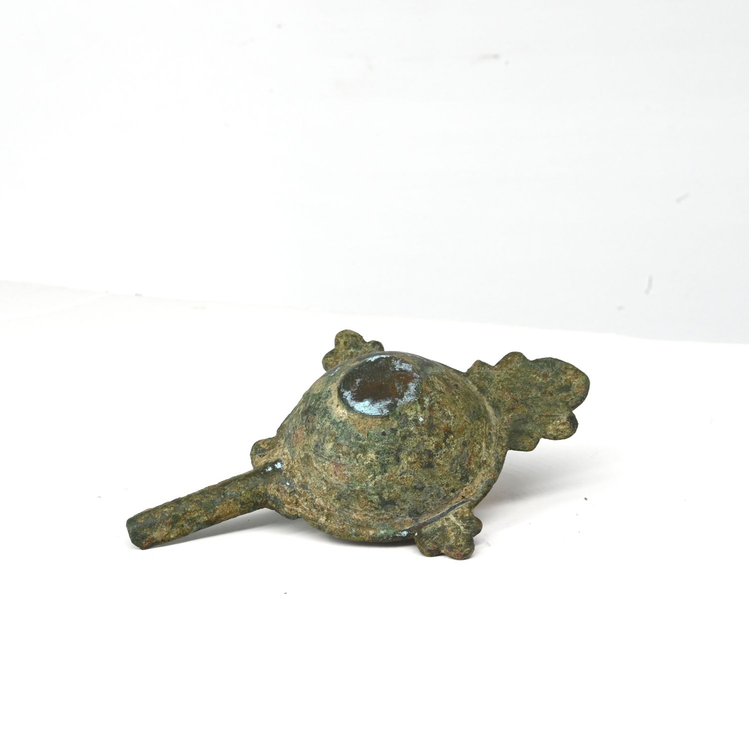 A Late Roman Bronze Oil Lamp Filler, Late Roman Period, ca. 3rd century CE