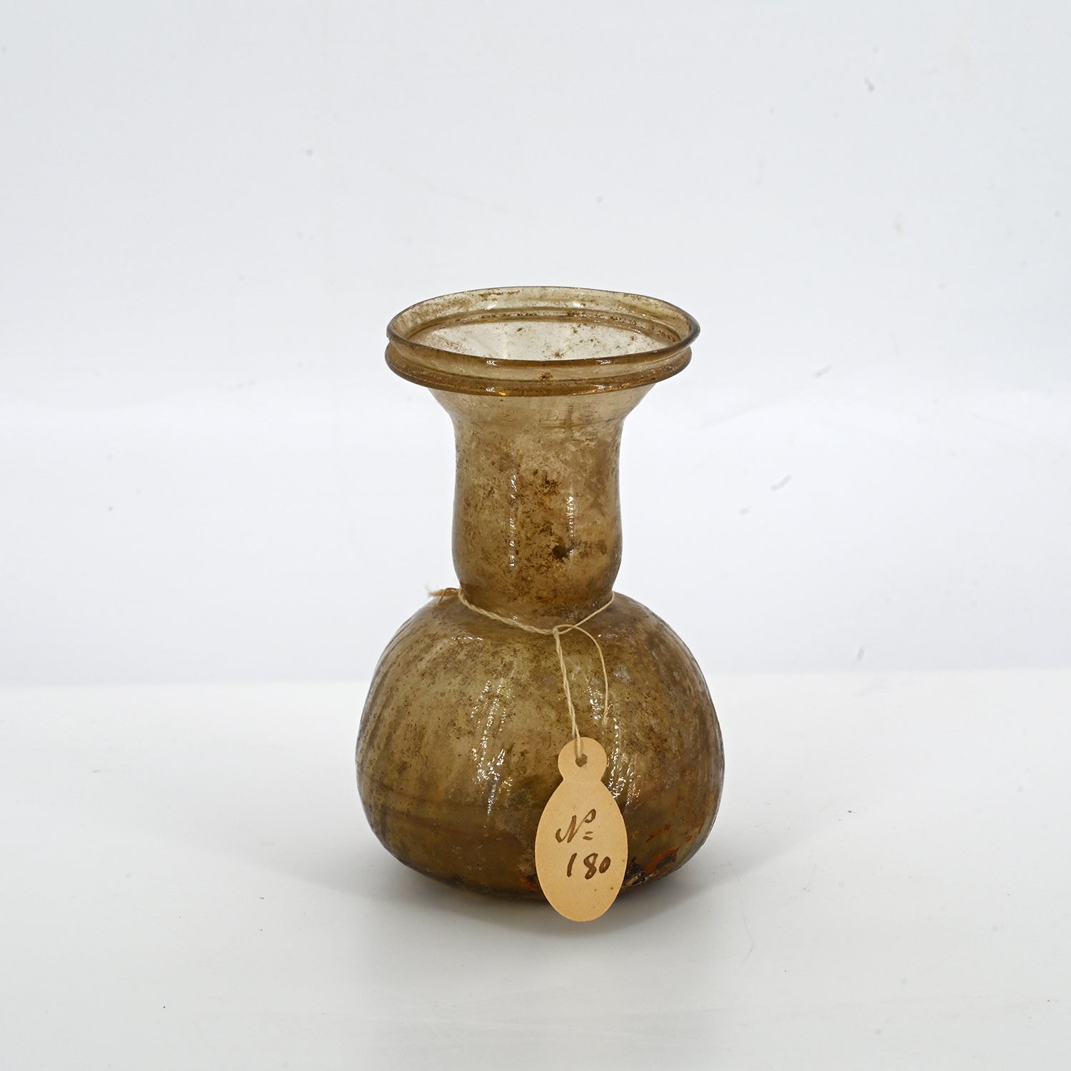 A Roman Glass Bottle, Roman Imperial Period, ca. 1st - 2nd century CE