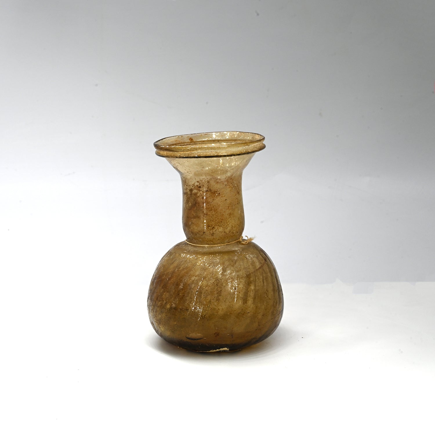 A Roman Glass Bottle, Roman Imperial Period, ca. 1st - 2nd century CE