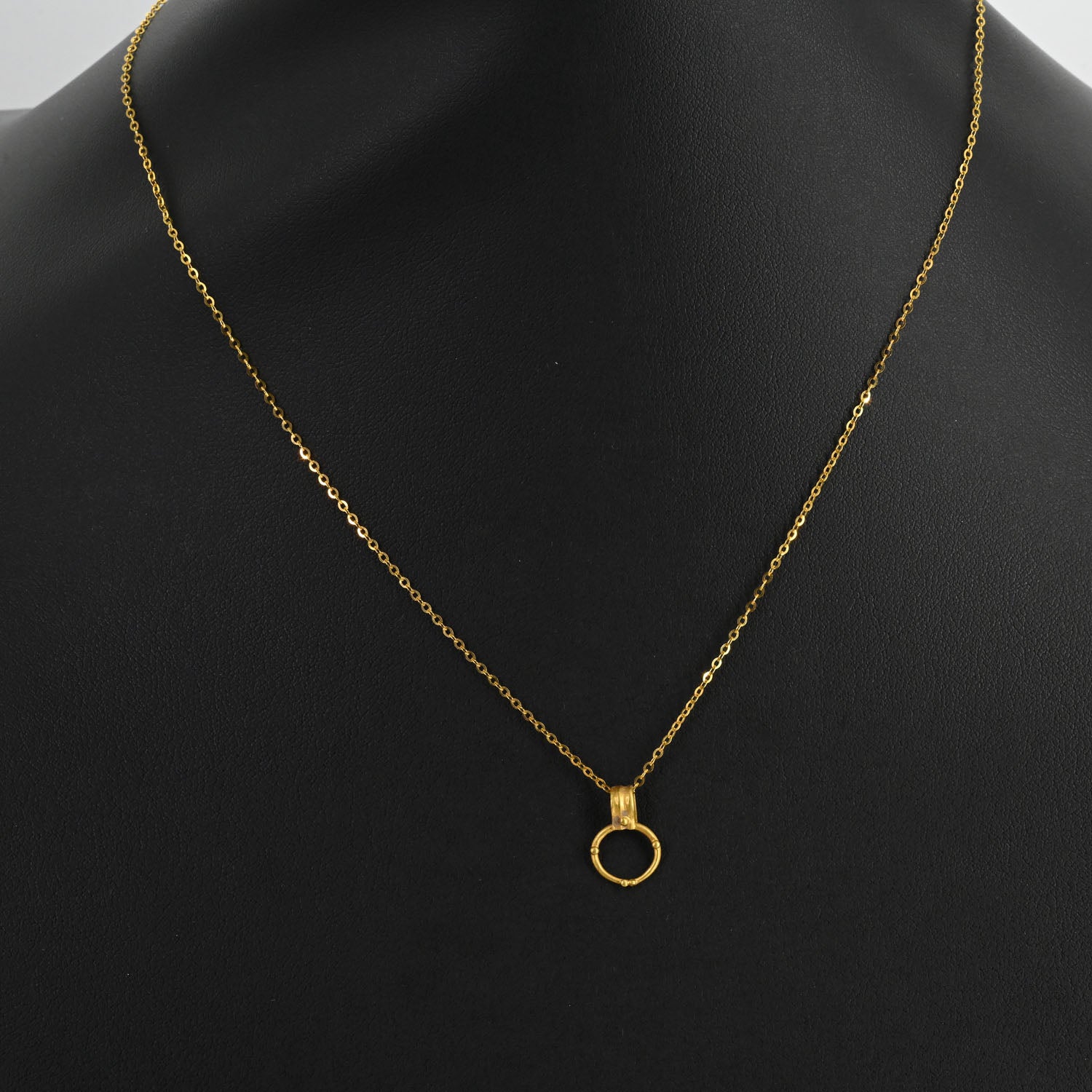 A tiny Roman Gold Luna Pendant, Roman Imperial Period, ca. 1st - 2nd century CE