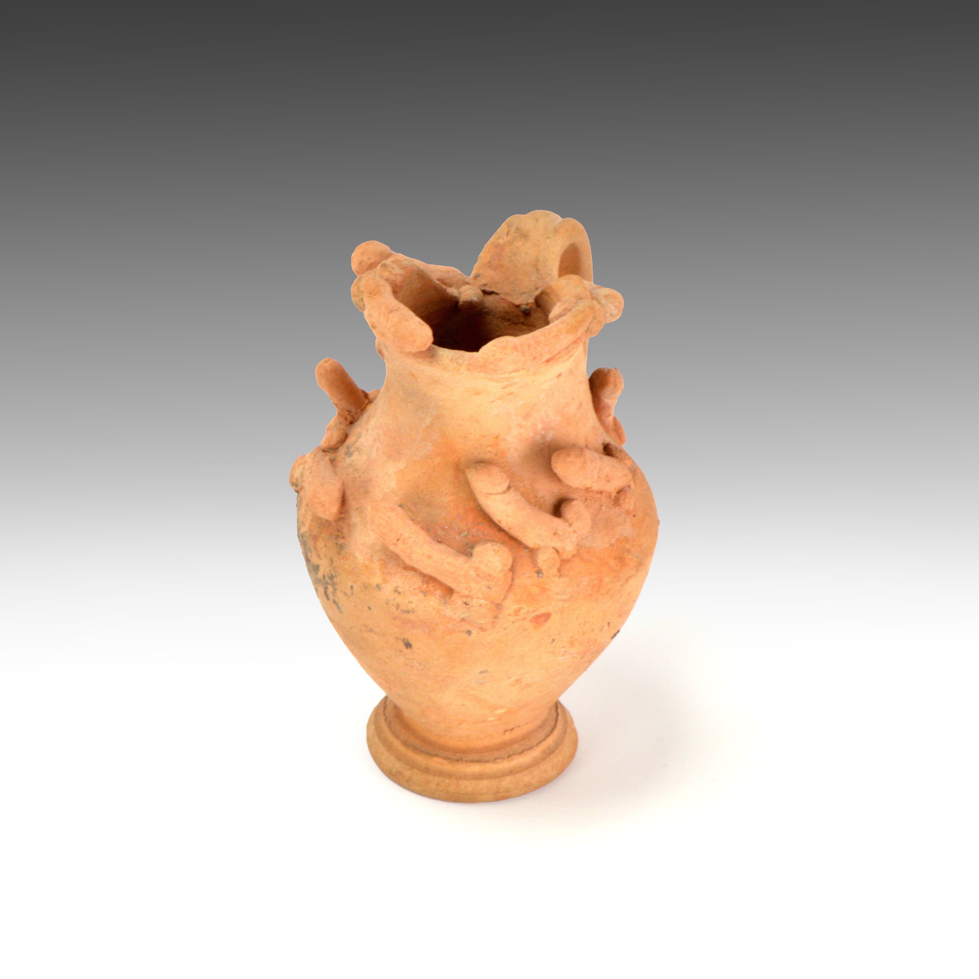 A Roman Phallic Terracotta Juglet, ca. 1st - 2nd century CE