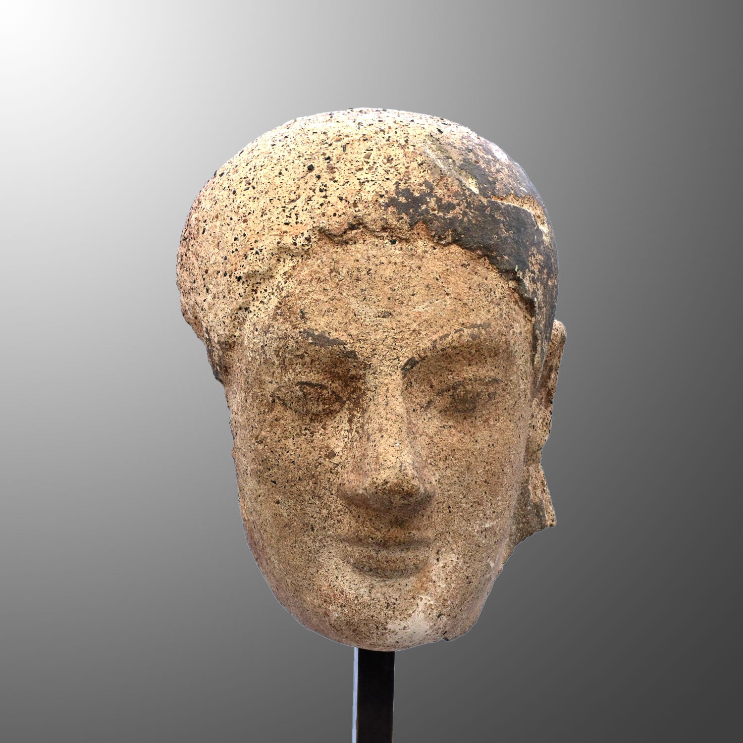 An Etruscan Terracotta Antefix, ca. 6th century BCE