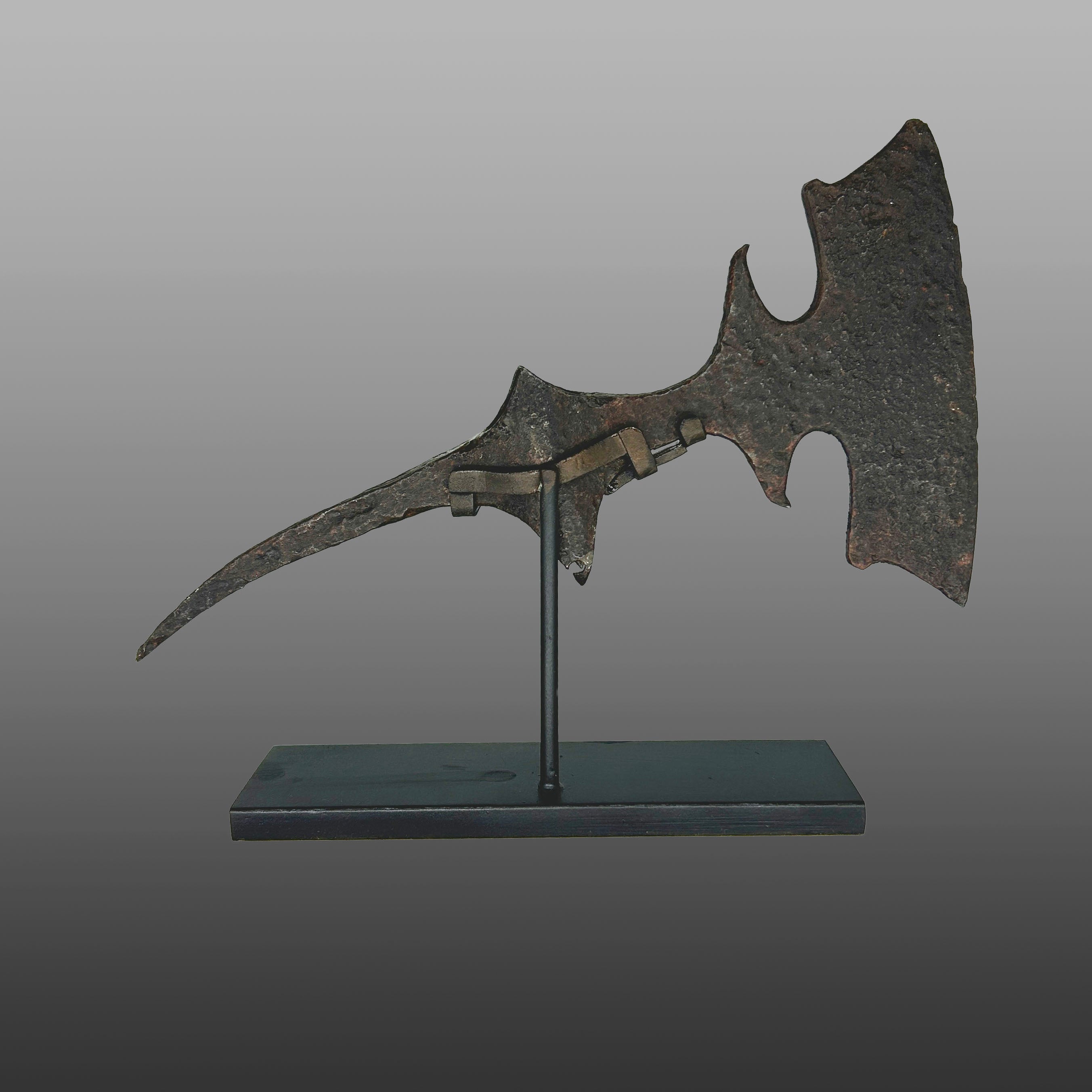 A Kievan Rus/Viking Period Iron Axe Head, ca. 9th - 11th century CE