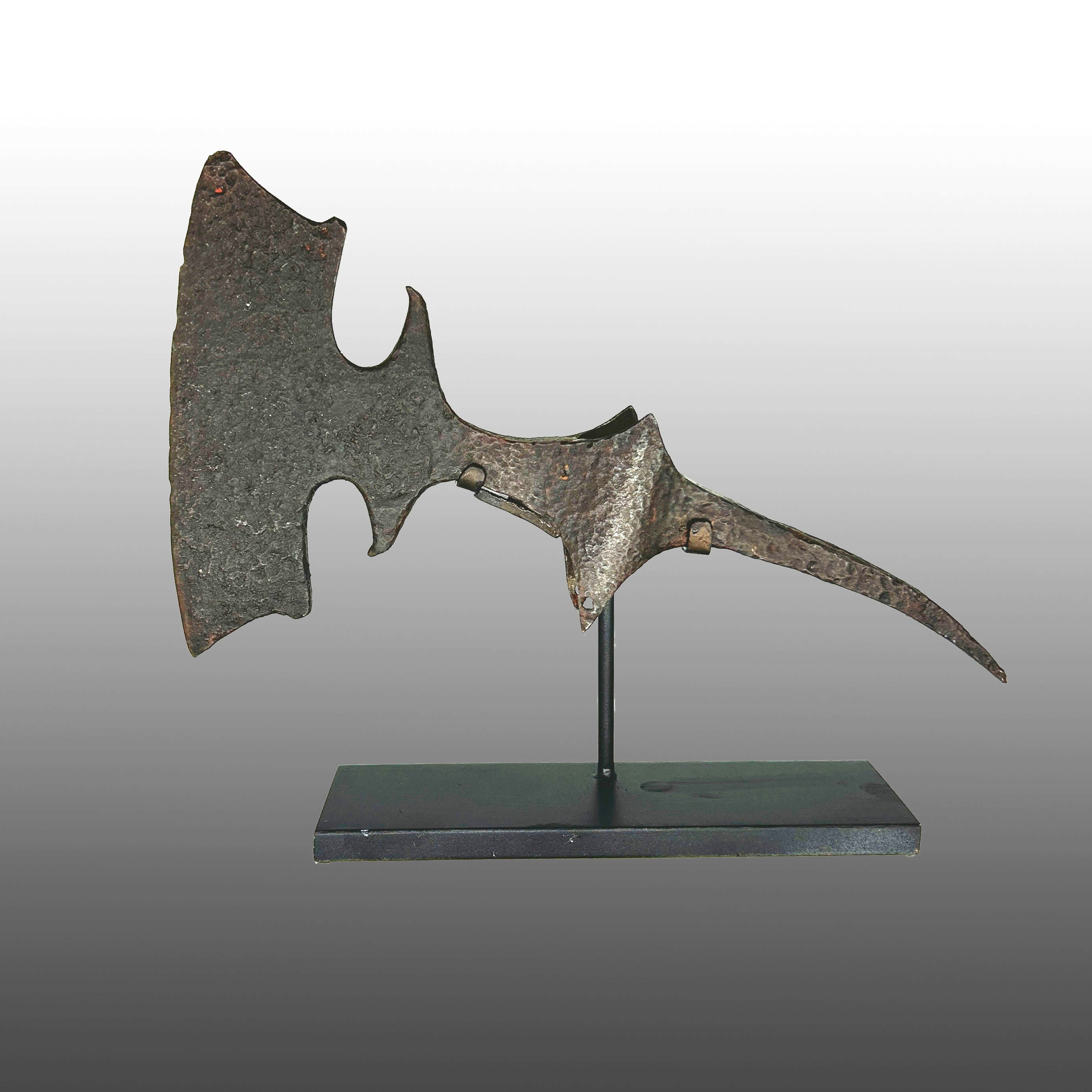 A Kievan Rus/Viking Period Iron Axe Head, ca. 9th - 11th century CE