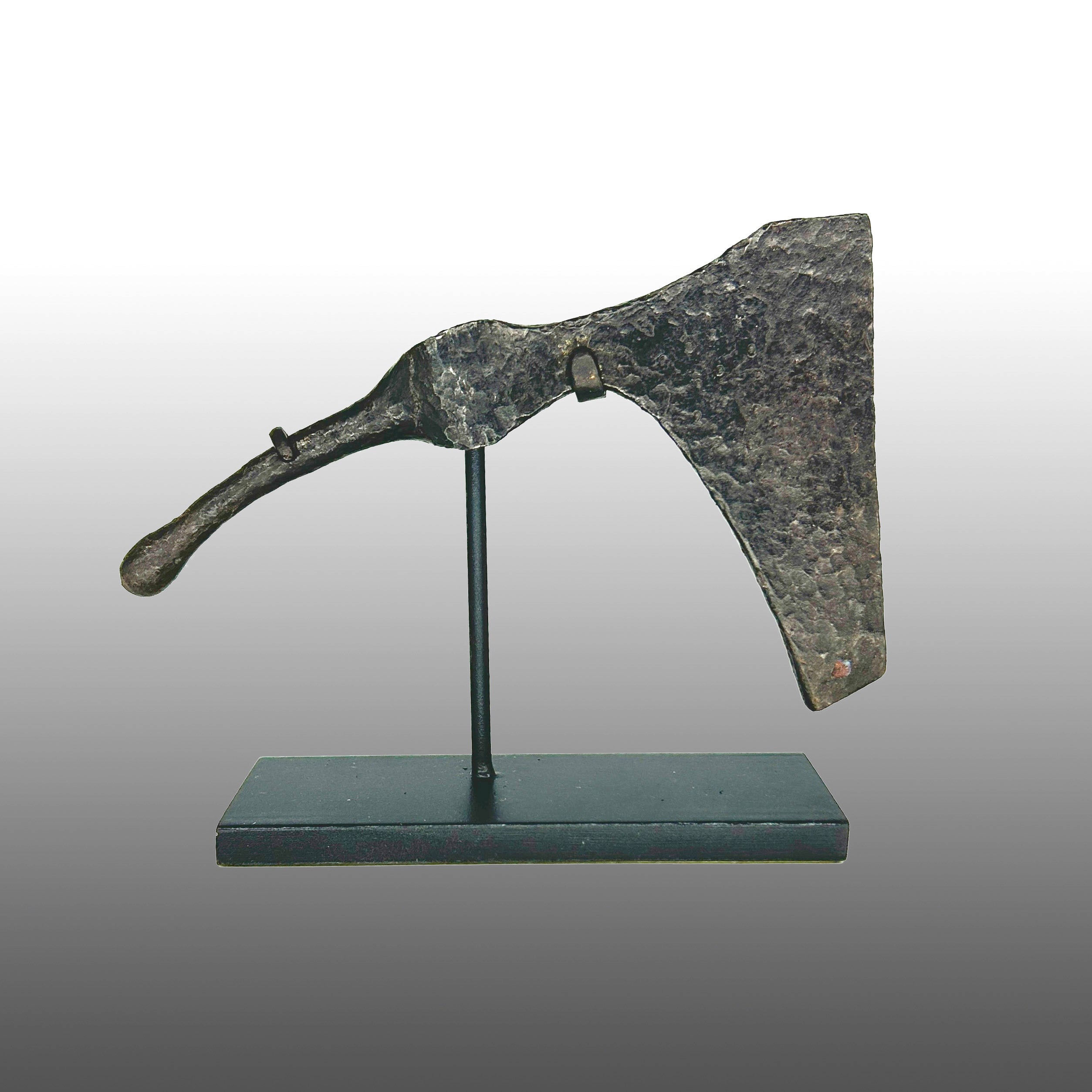 Kievan Rus Iron Axehead, Viking Period, ca. 9th - 11th century CE