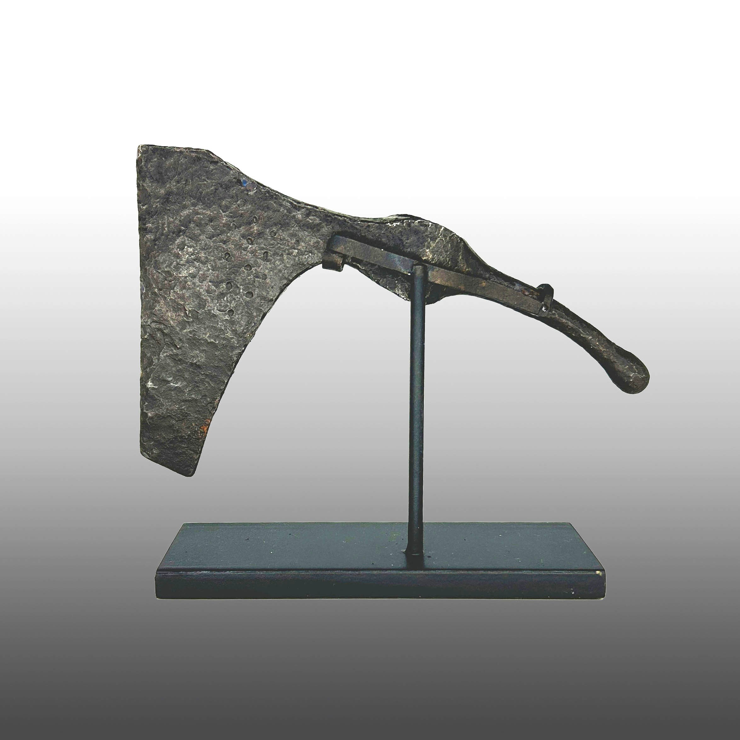 Kievan Rus Iron Axehead, Viking Period, ca. 9th - 11th century CE