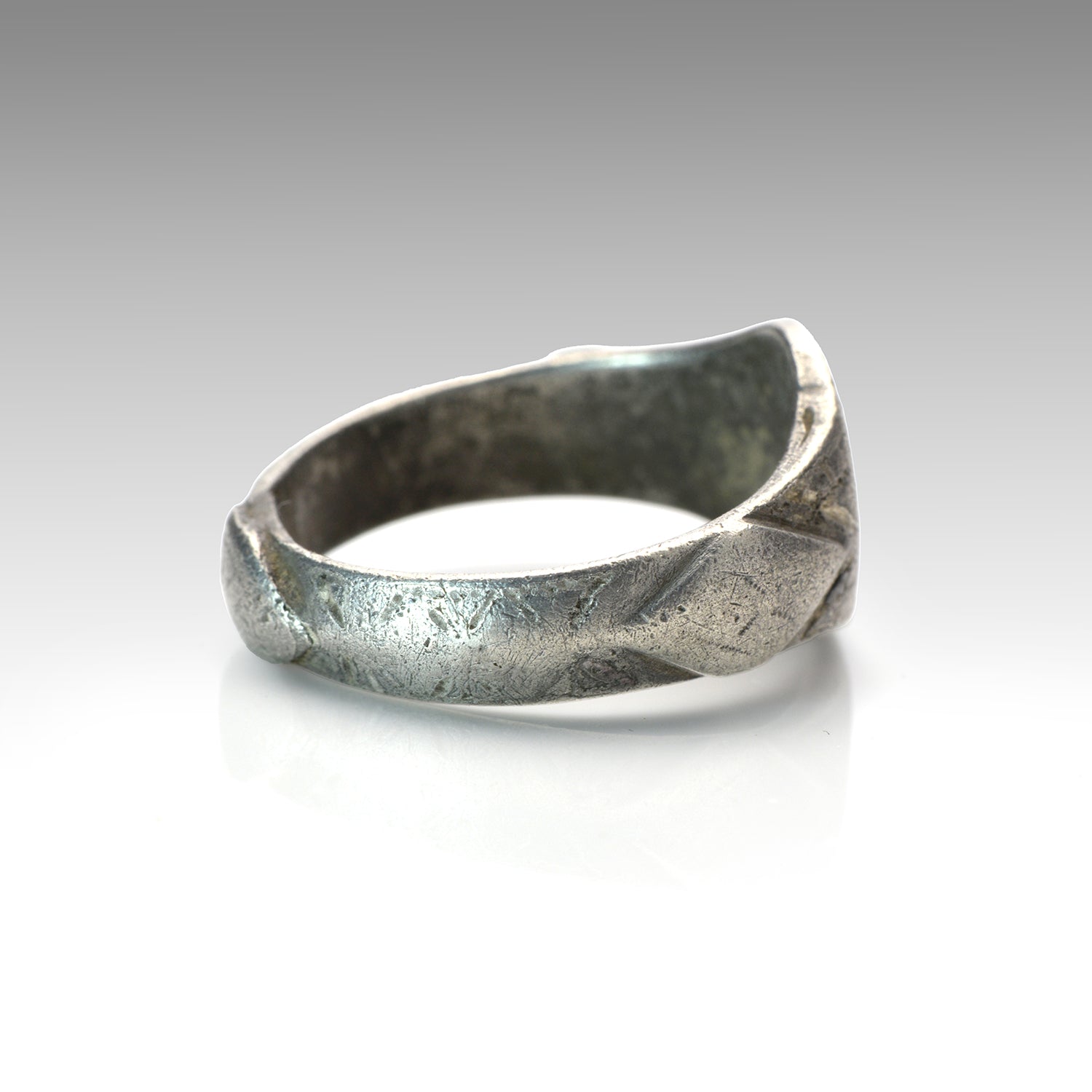 A Medieval Silver Ring, Western Europe, 13th – 15th century CE