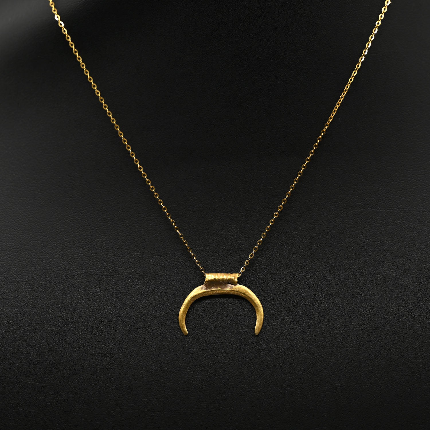 A Roman Gold Luna Pendant, Roman Imperial Period, 1st - 3rd century CE
